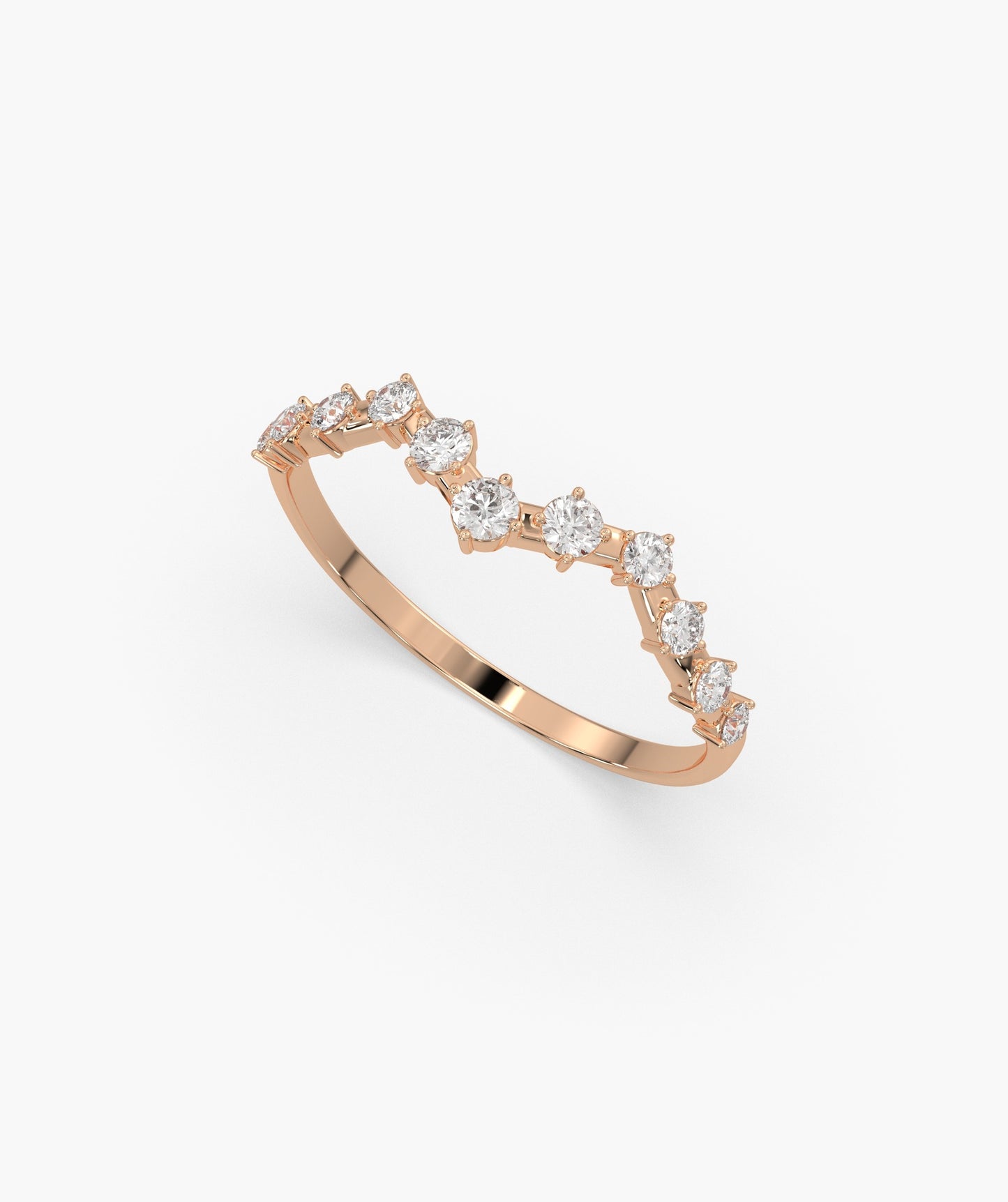 Sparkling Serenade Gold Ring