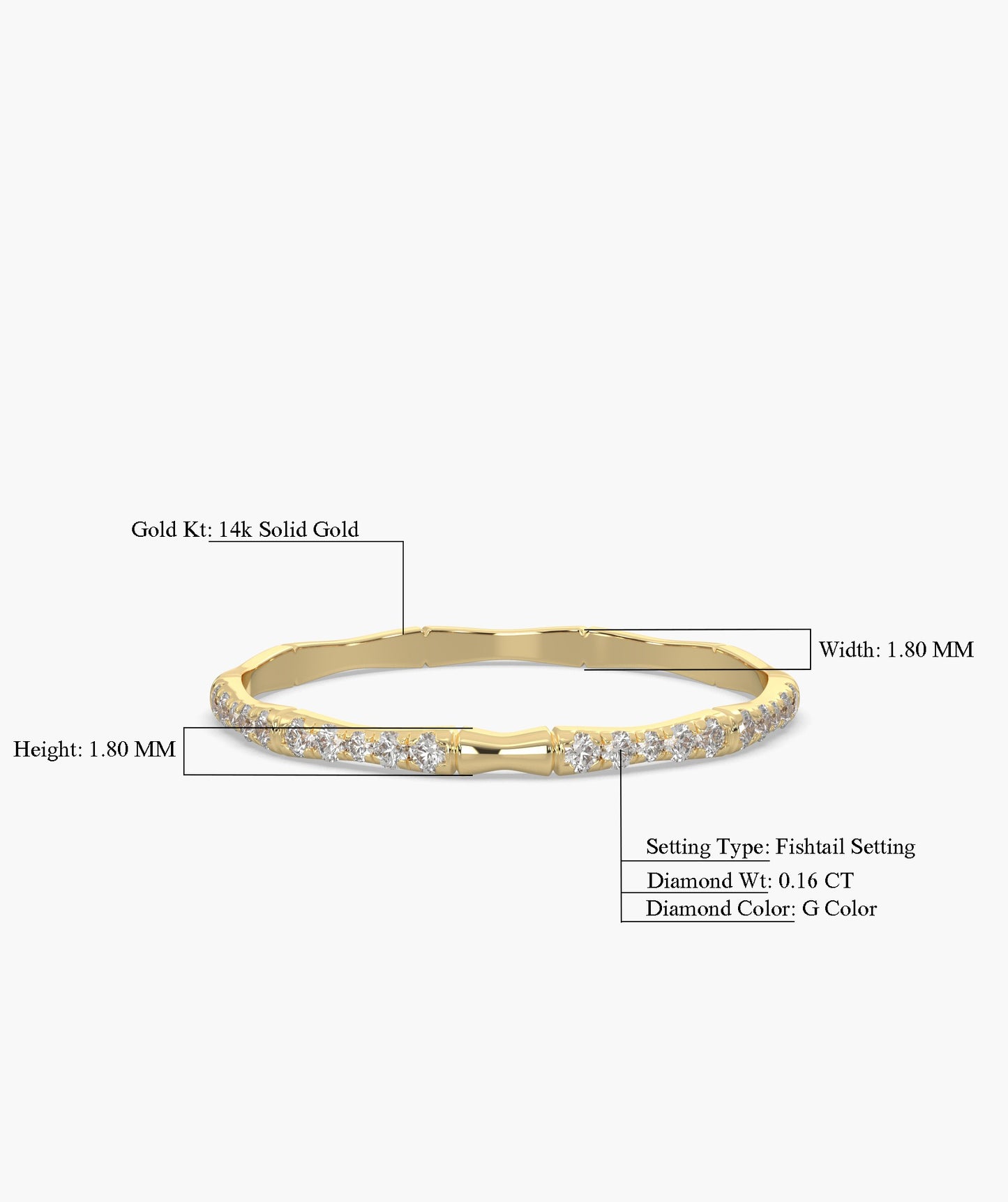 14K Gold Radiance Diamond Ring