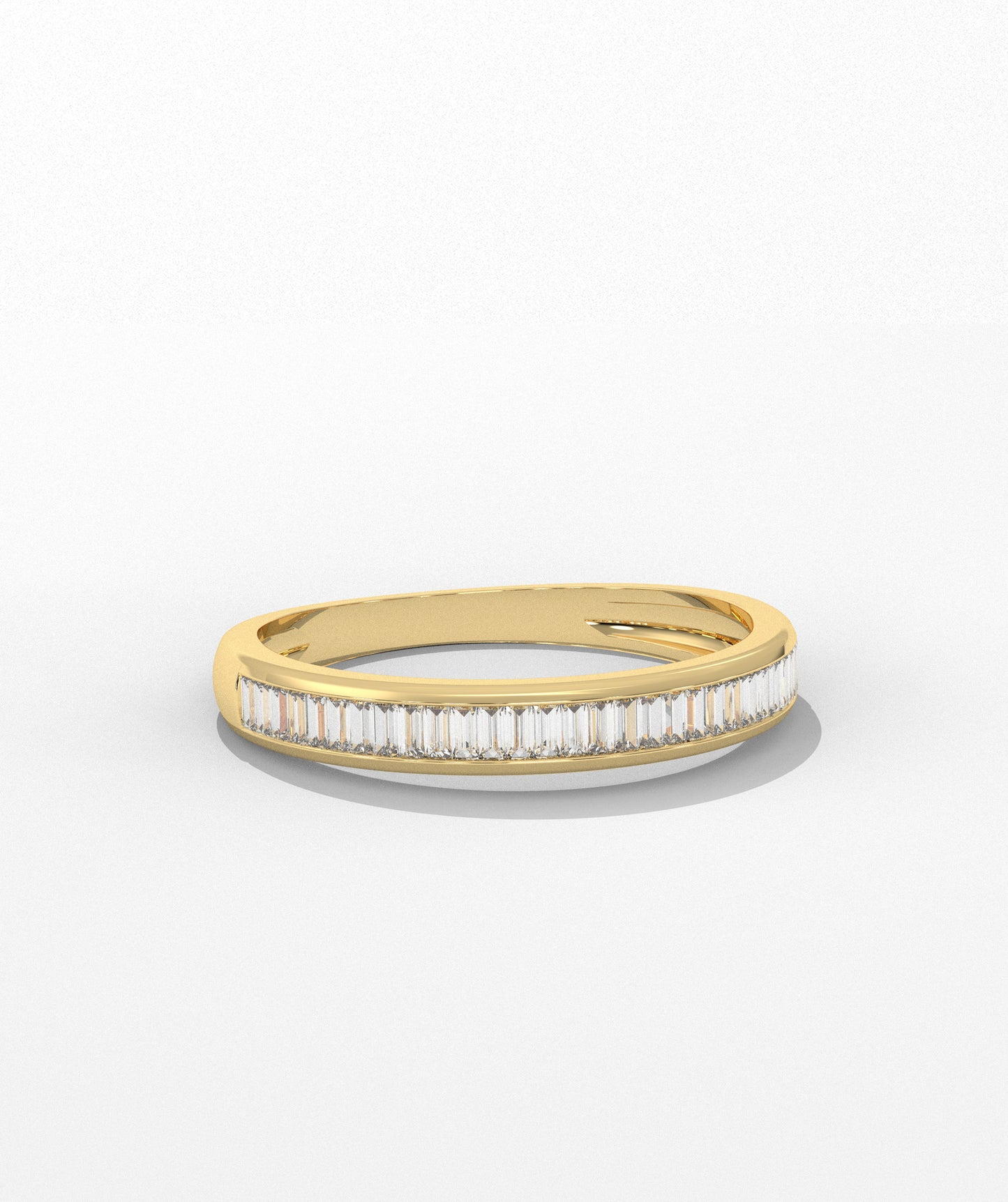 Baguette Diamond Channel-Set Band