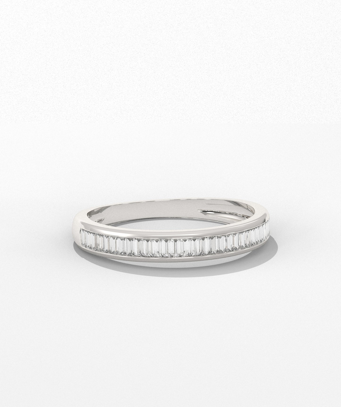 Baguette Diamond Channel-Set Band