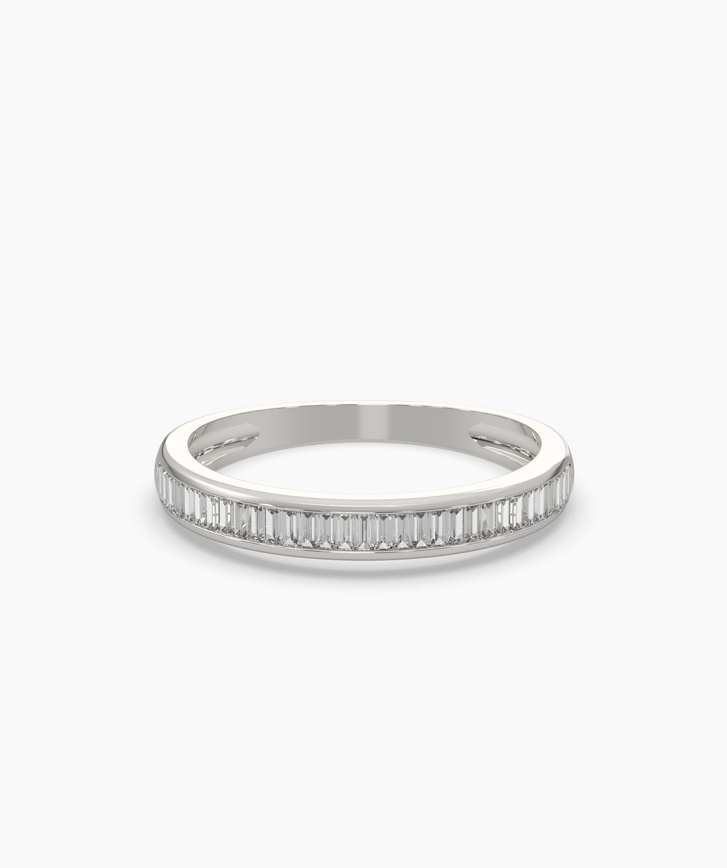 Baguette Diamond Channel-Set Band