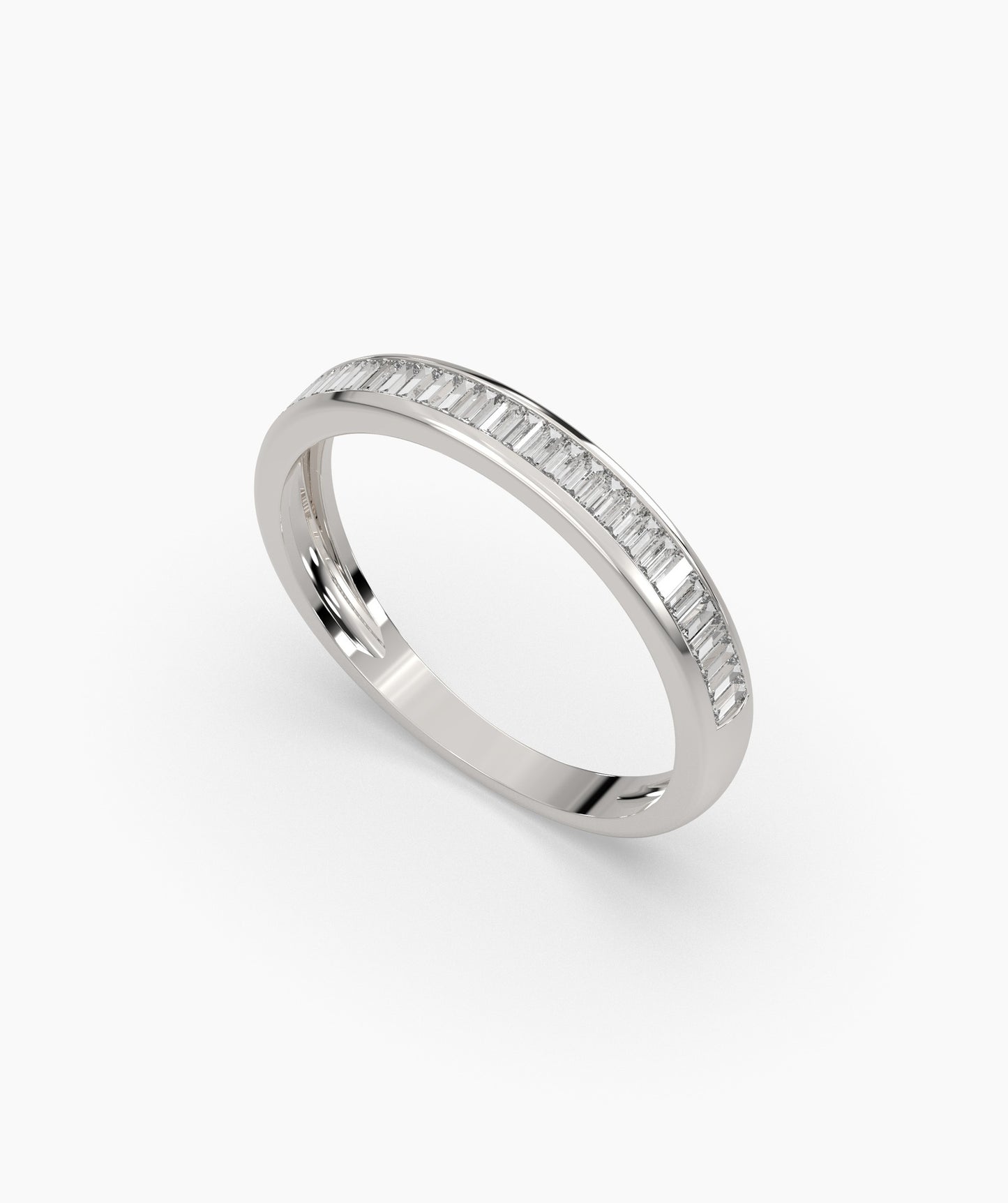 Baguette Diamond Channel-Set Band