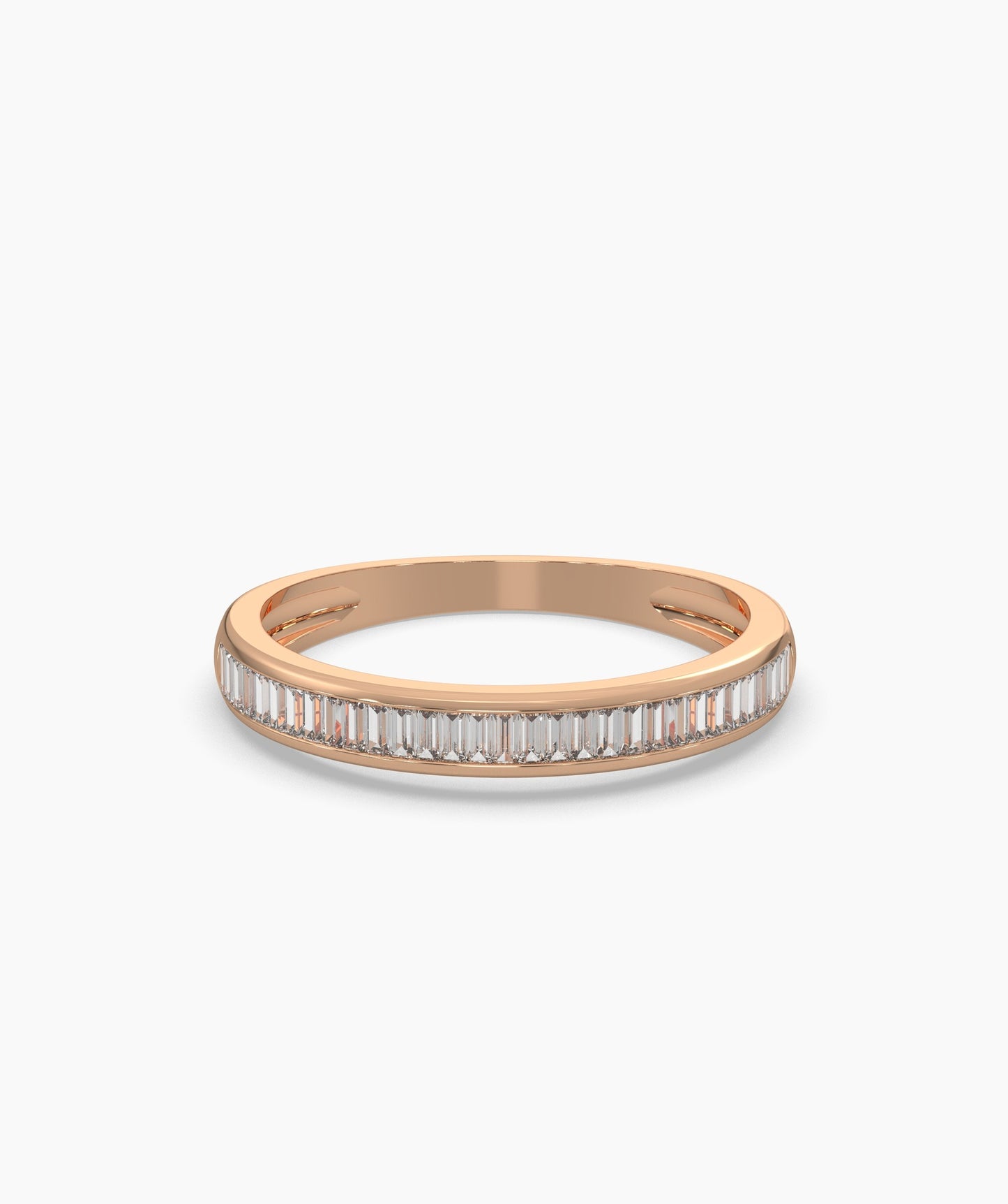 Baguette Diamond Channel-Set Band