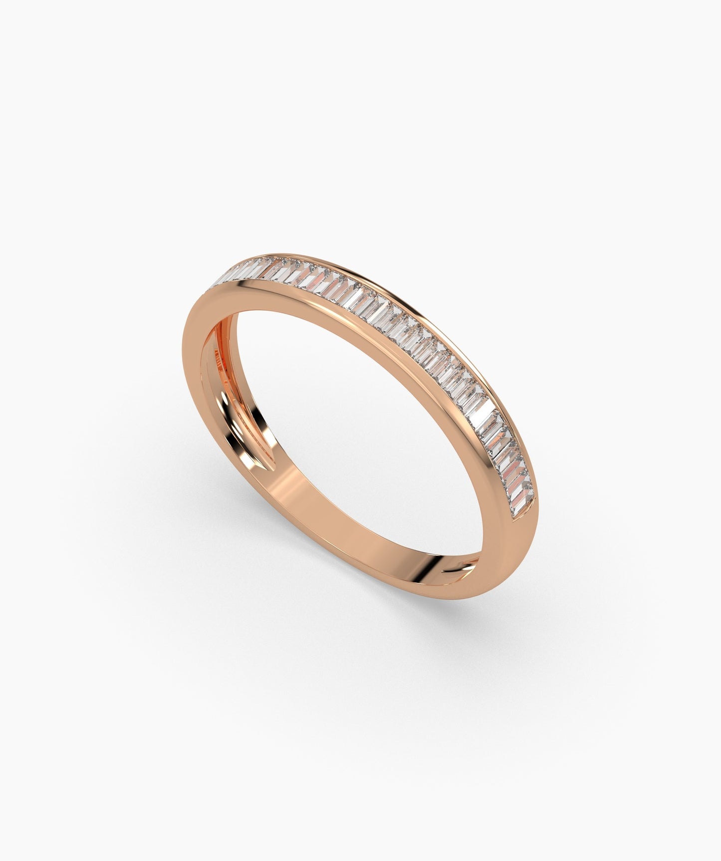 Baguette Diamond Channel-Set Band