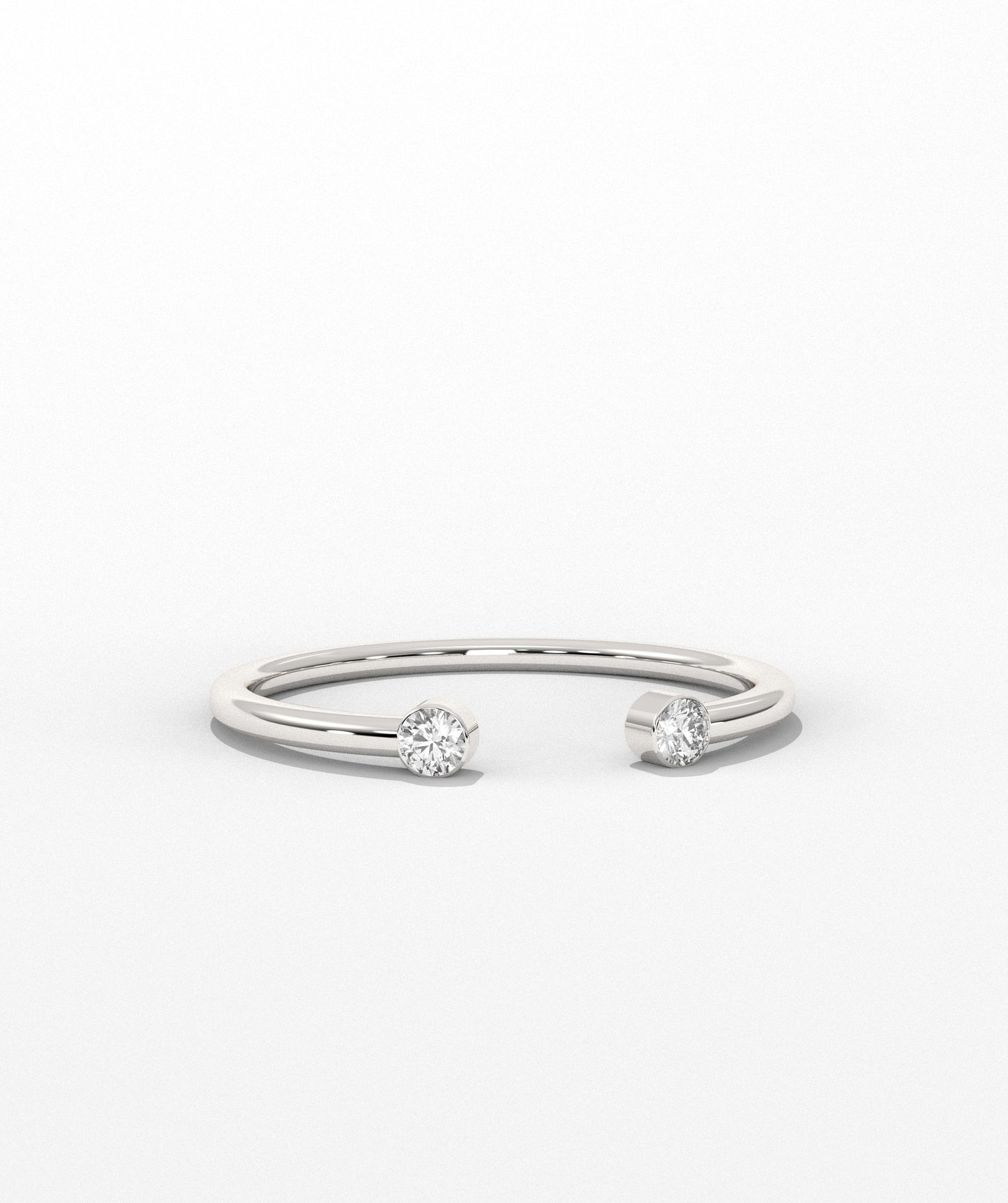Two-Point Diamond Open Band