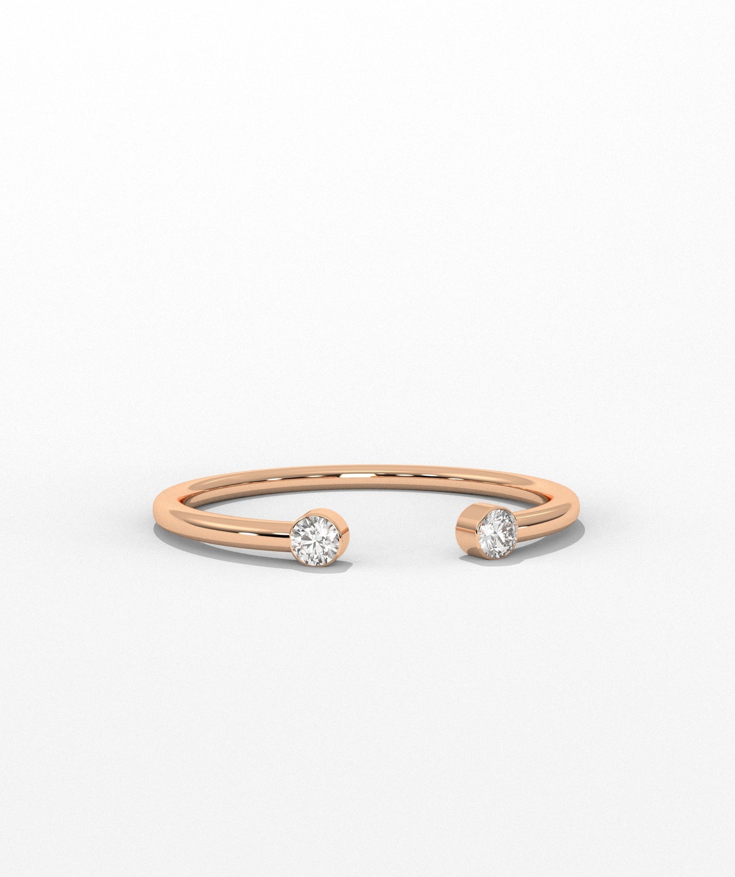 Two-Point Diamond Open Band