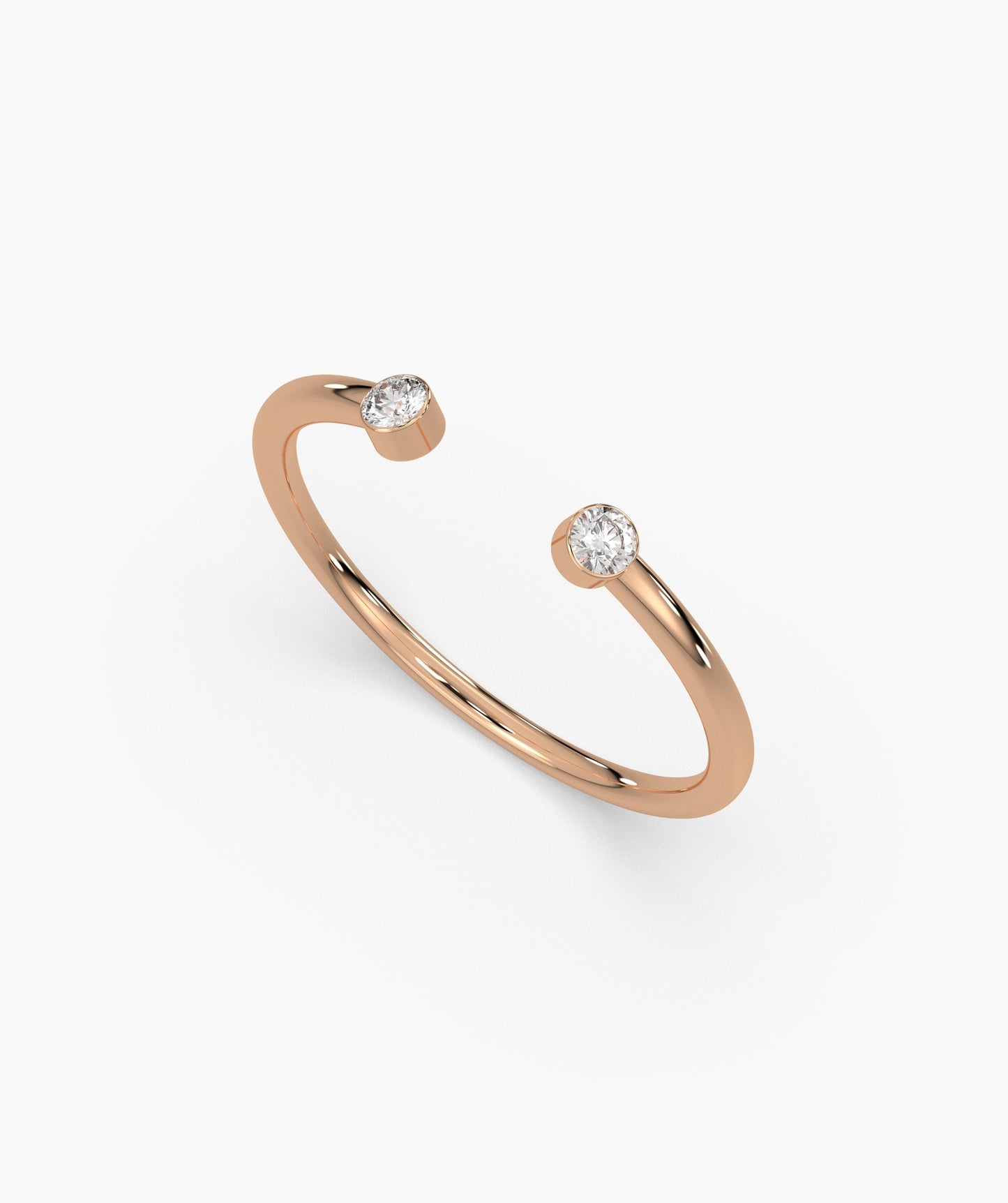 Two-Point Diamond Open Band