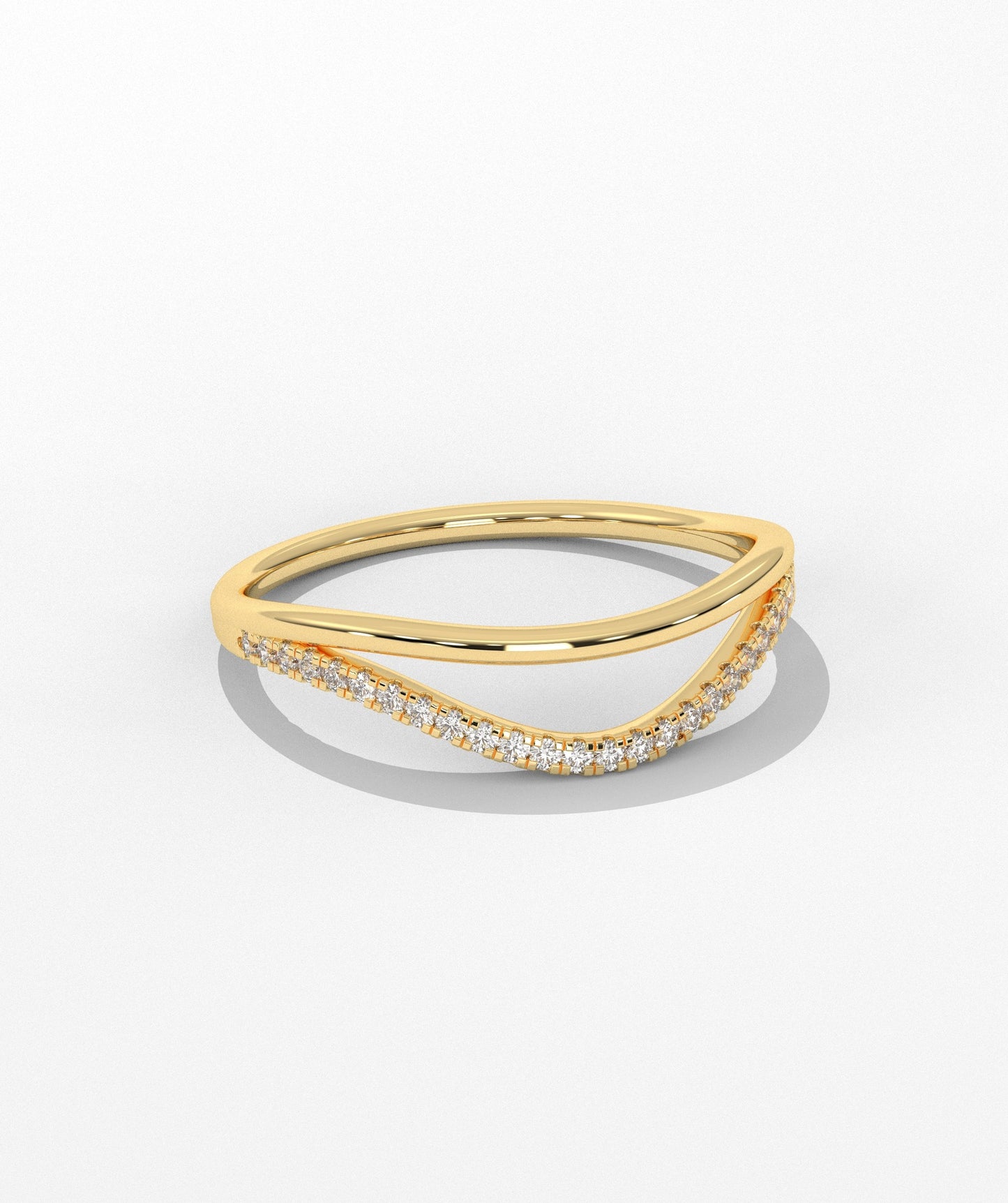 Wave of Light Diamond Band
