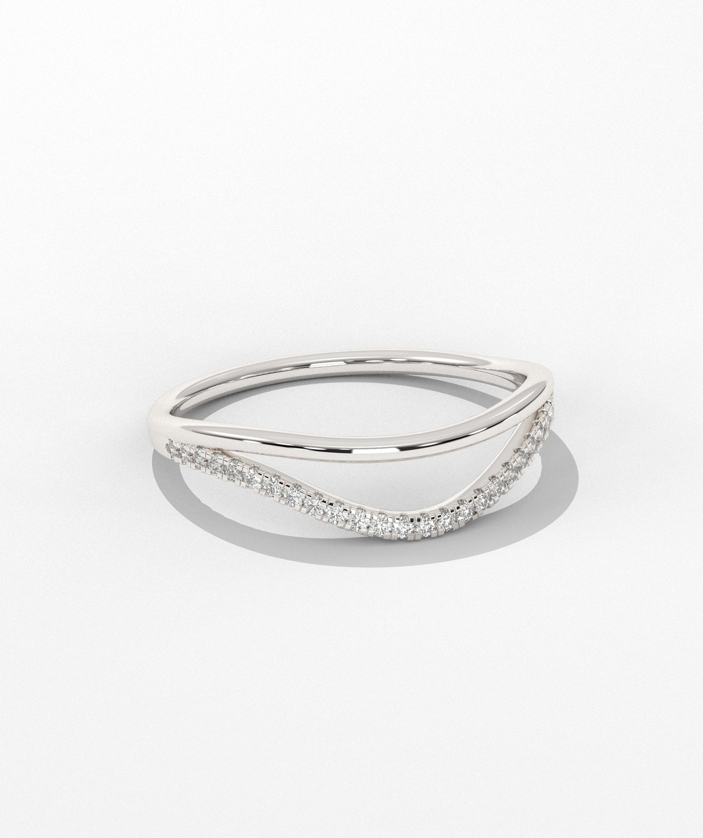 Wave of Light Diamond Band