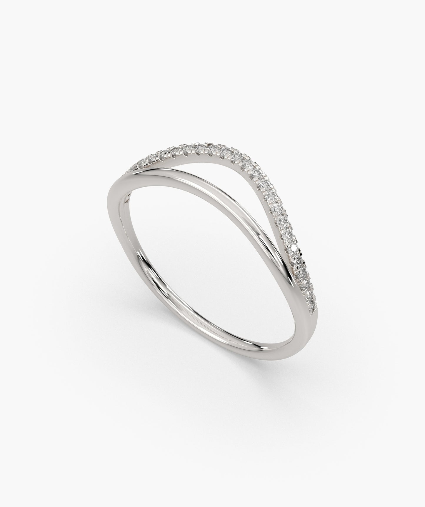 Wave of Light Diamond Band