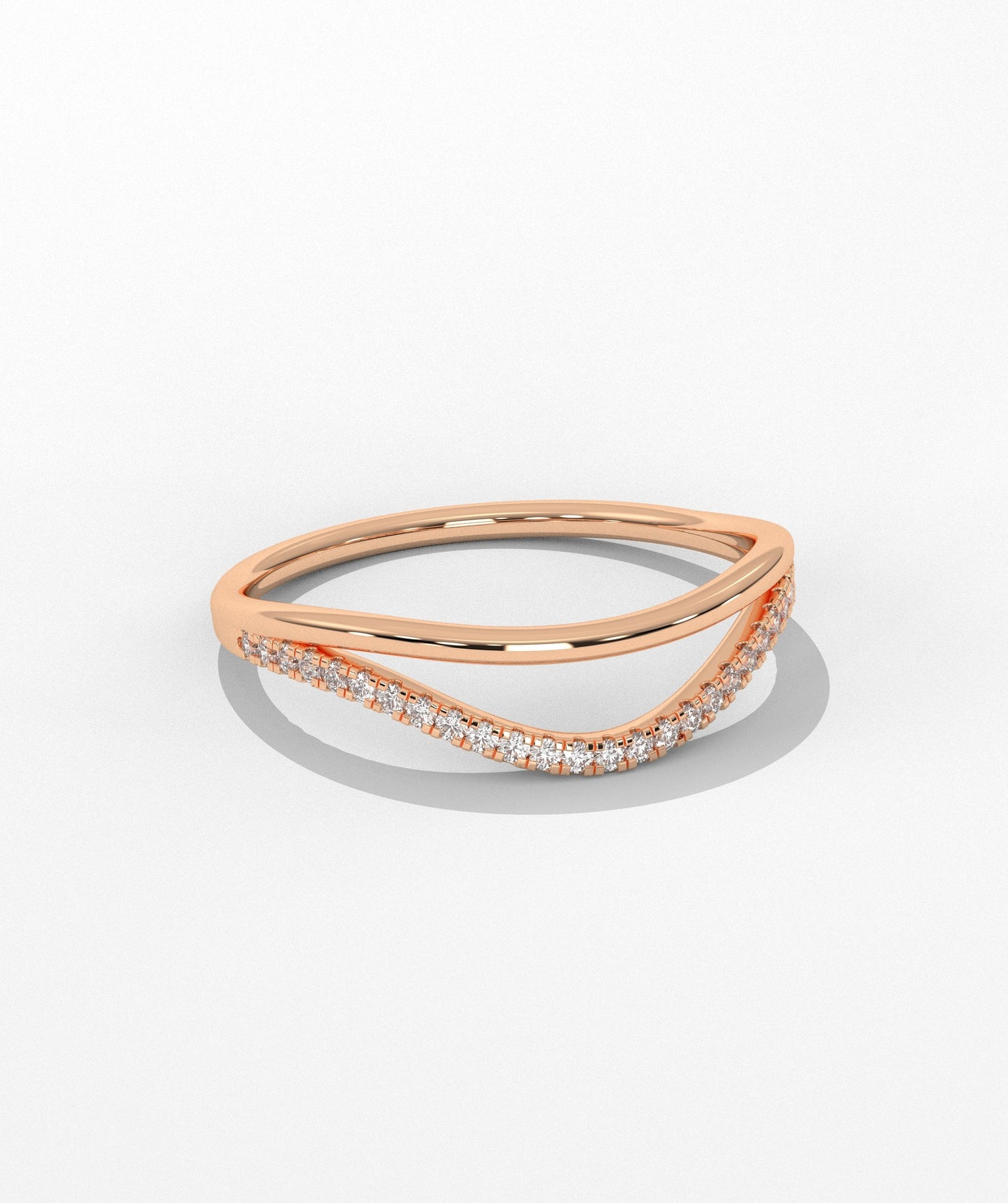 Wave of Light Diamond Band