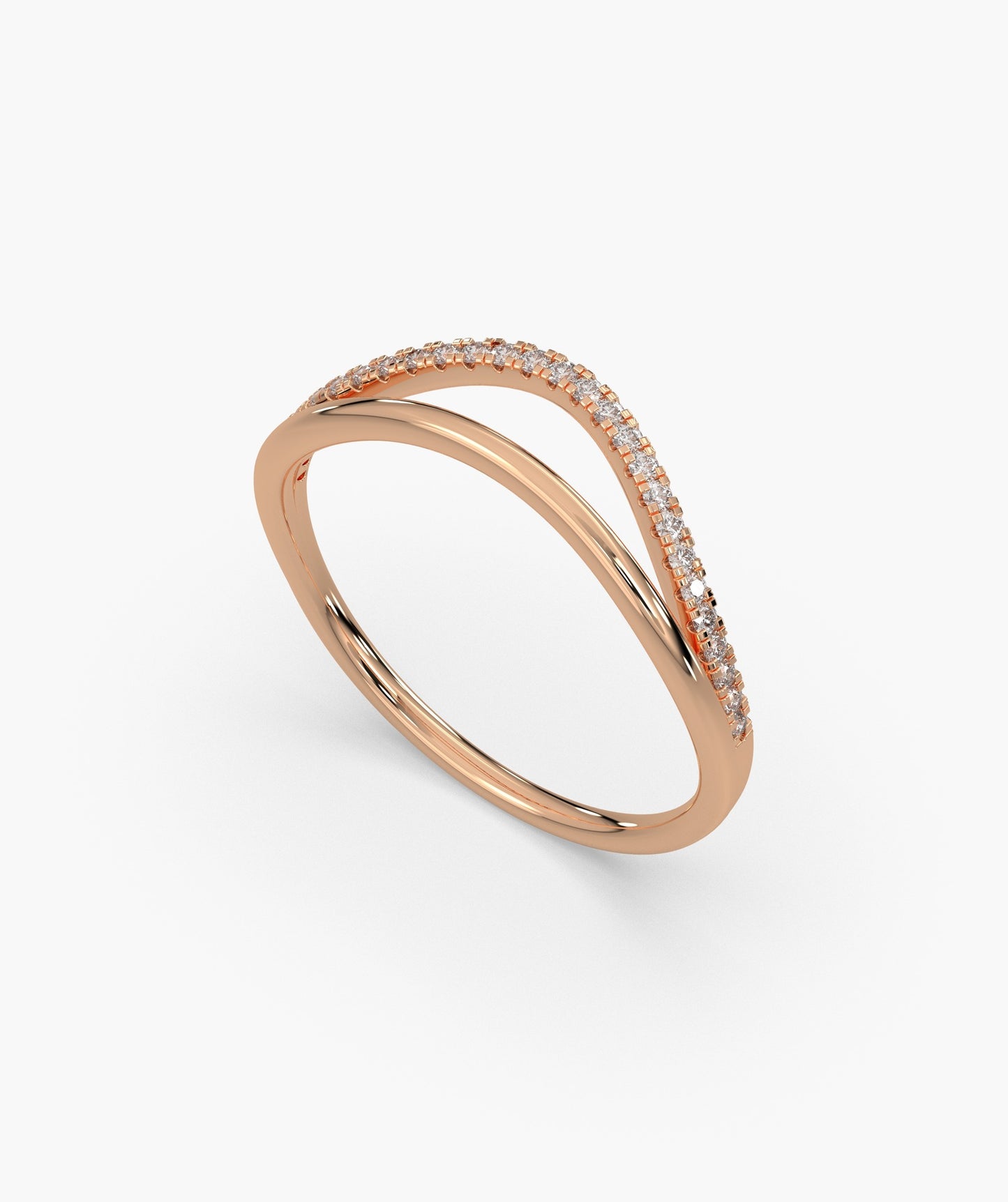 Wave of Light Diamond Band