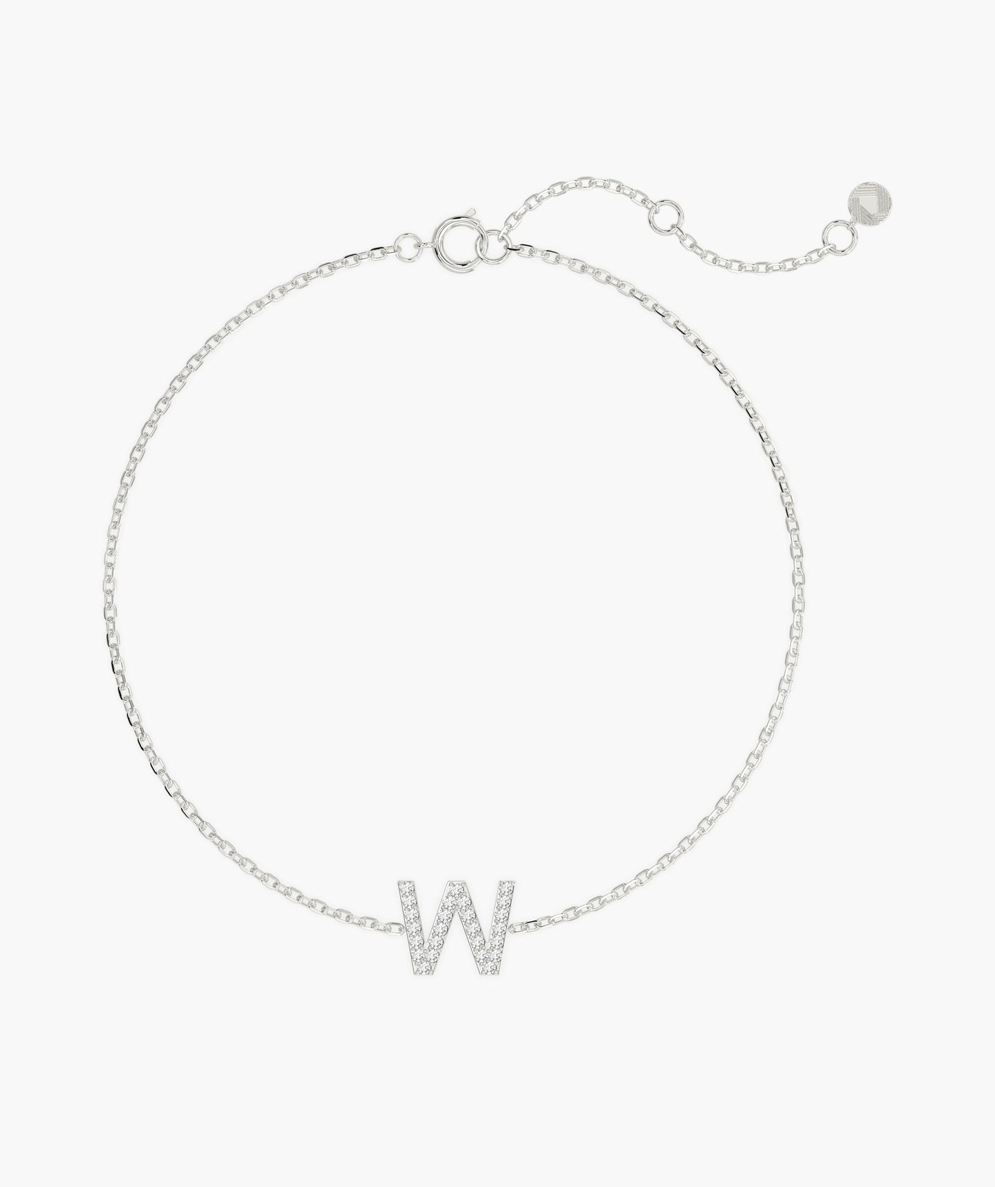 14K Gold Custom Letter Initial Bracelet