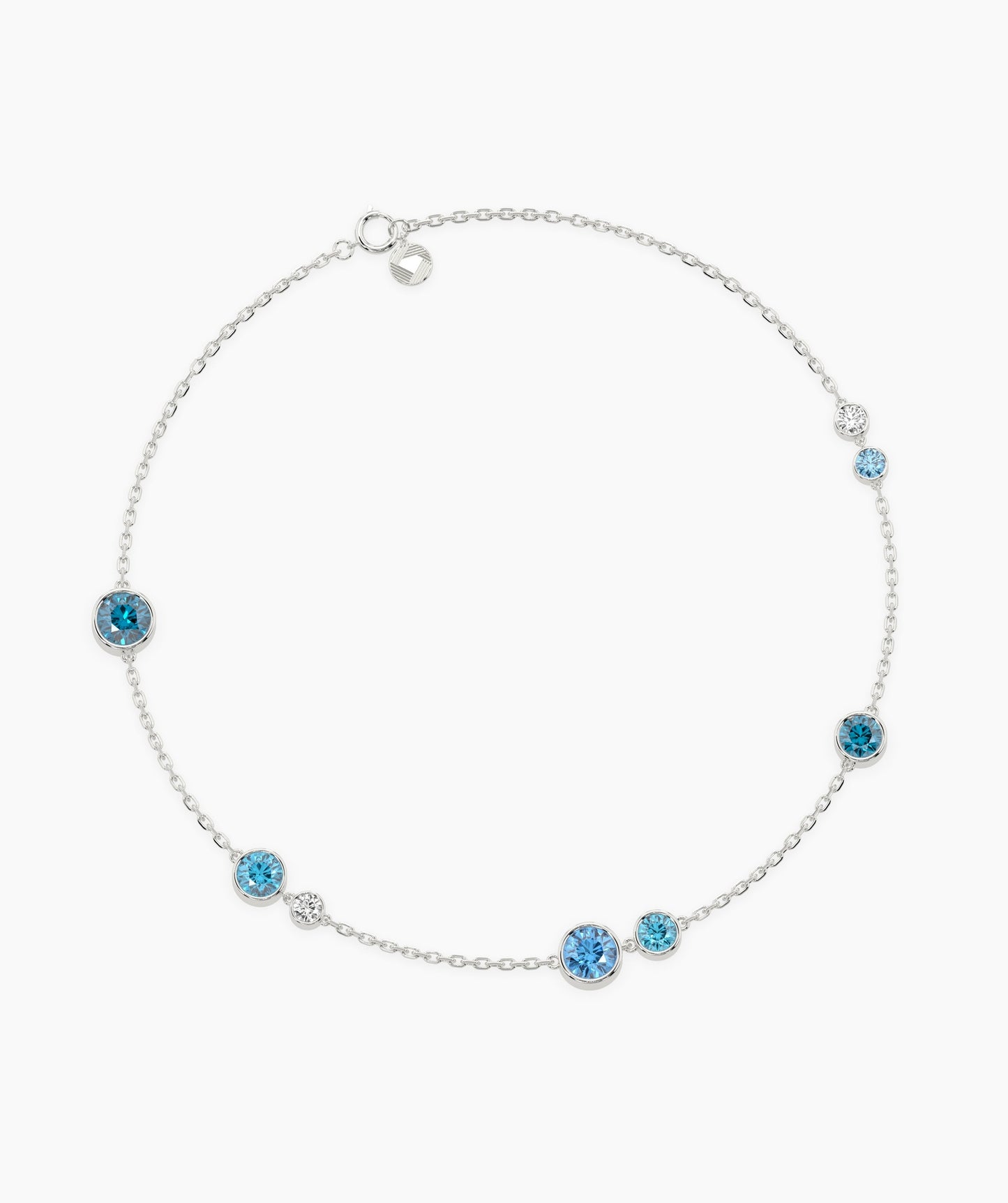 Elegant Bezel Natural Diamond Bracelet