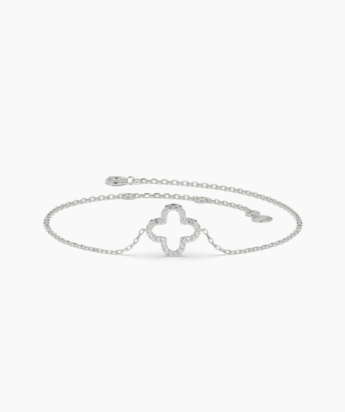 Lucky Clover Diamond Bracelet