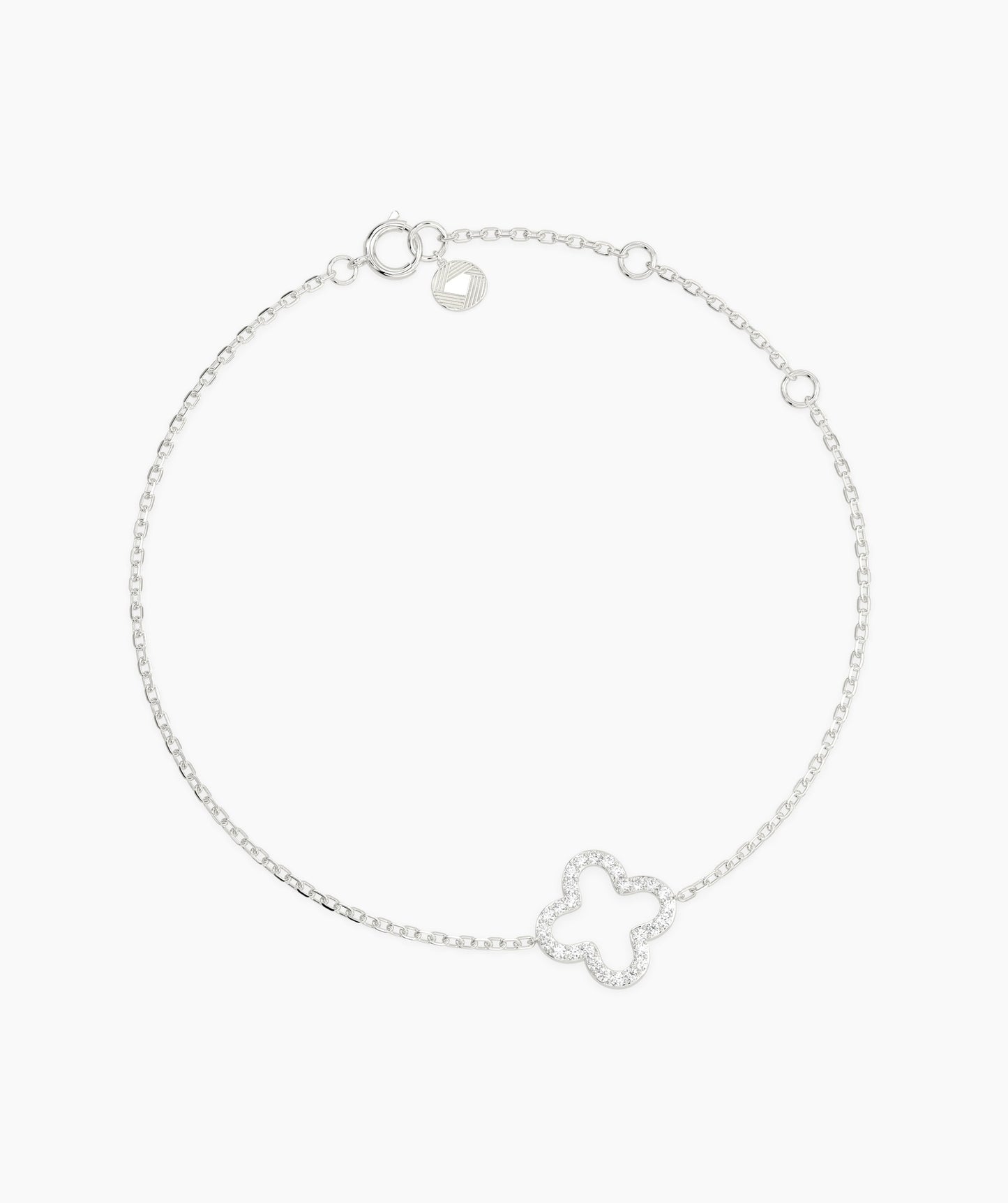 Lucky Clover Diamond Bracelet