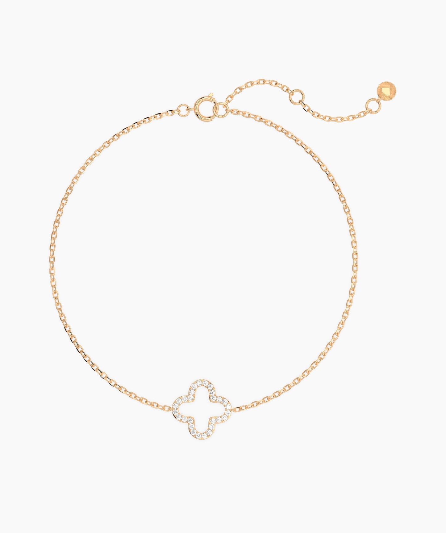 Lucky Clover Diamond Bracelet
