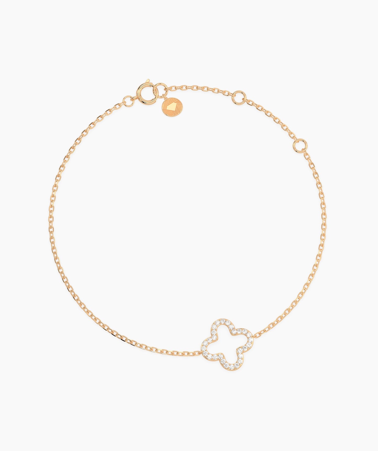 Lucky Clover Diamond Bracelet