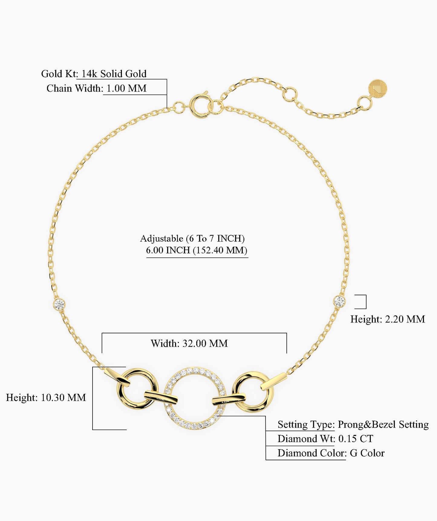 Infinite Harmony Diamond Bracelet