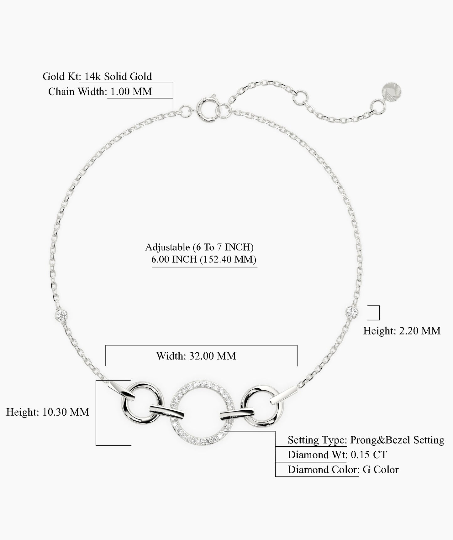 Infinite Harmony Diamond Bracelet