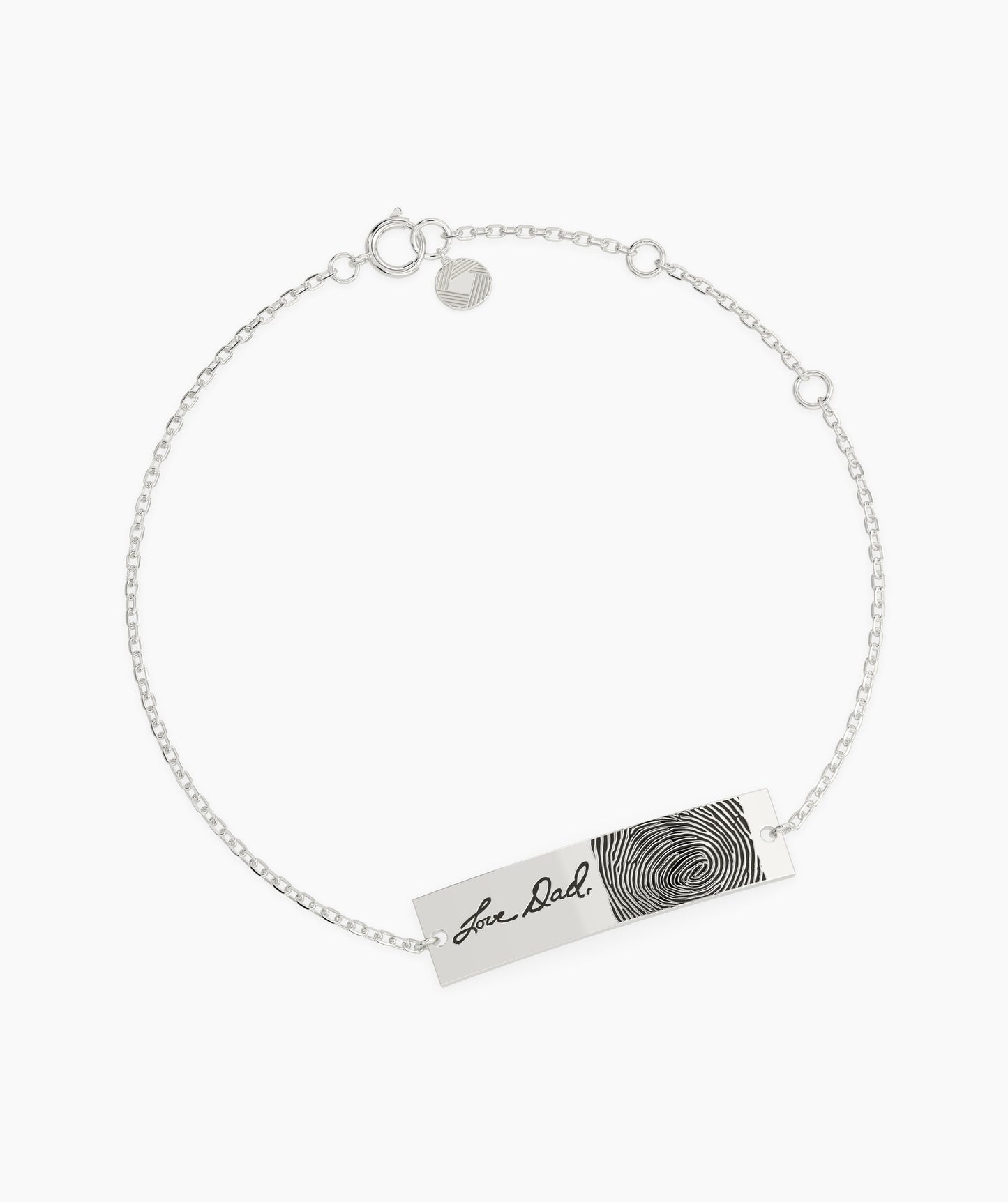 Custom Fingerprint Engraved Bracelet