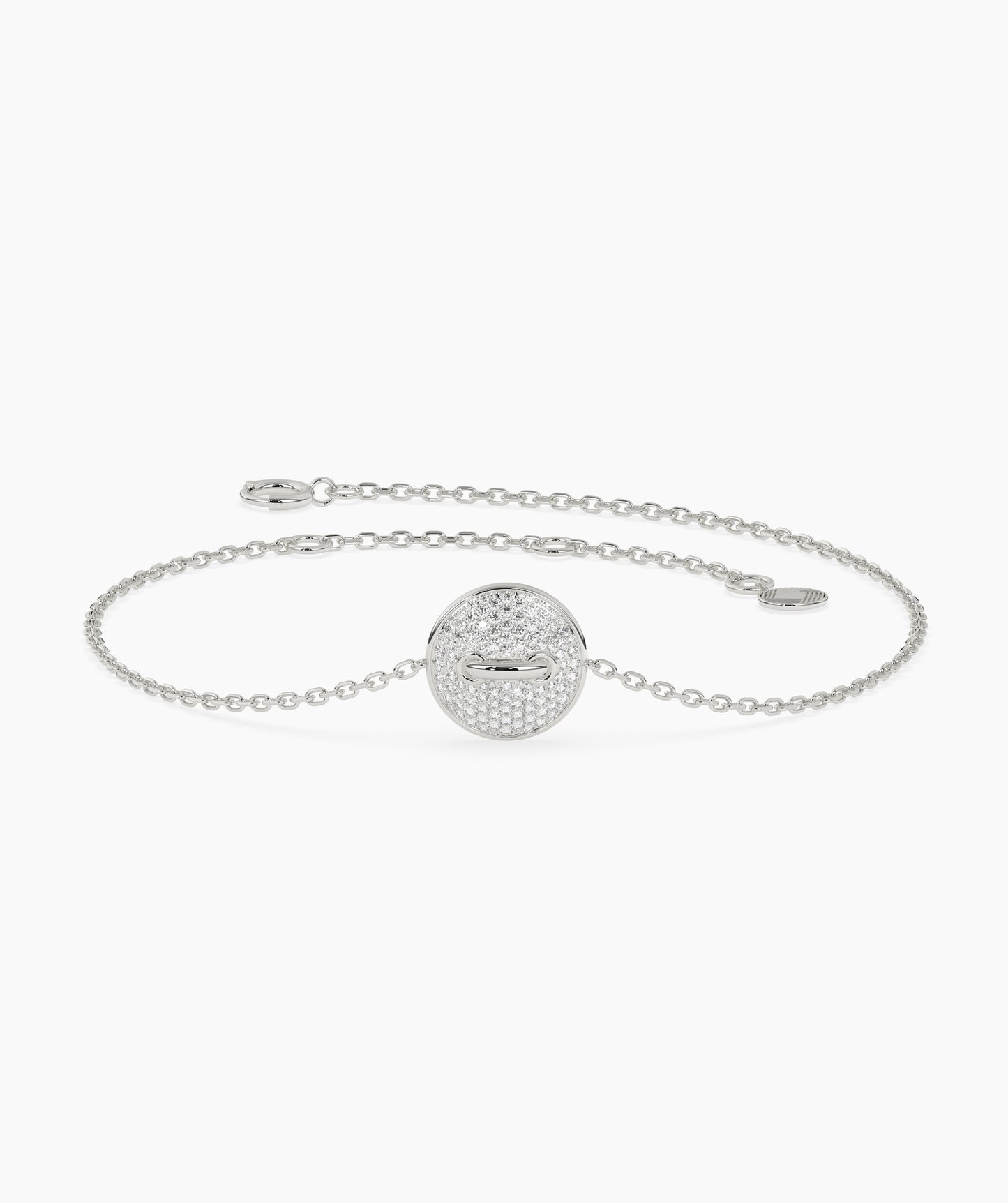 Diamond Pave Gold Bracelet