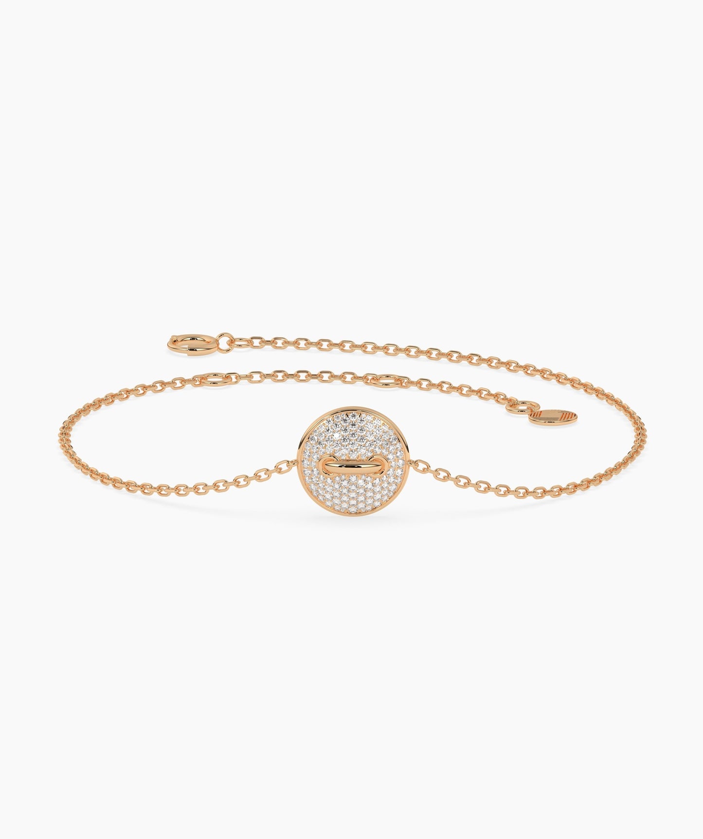 Diamond Pave Gold Bracelet