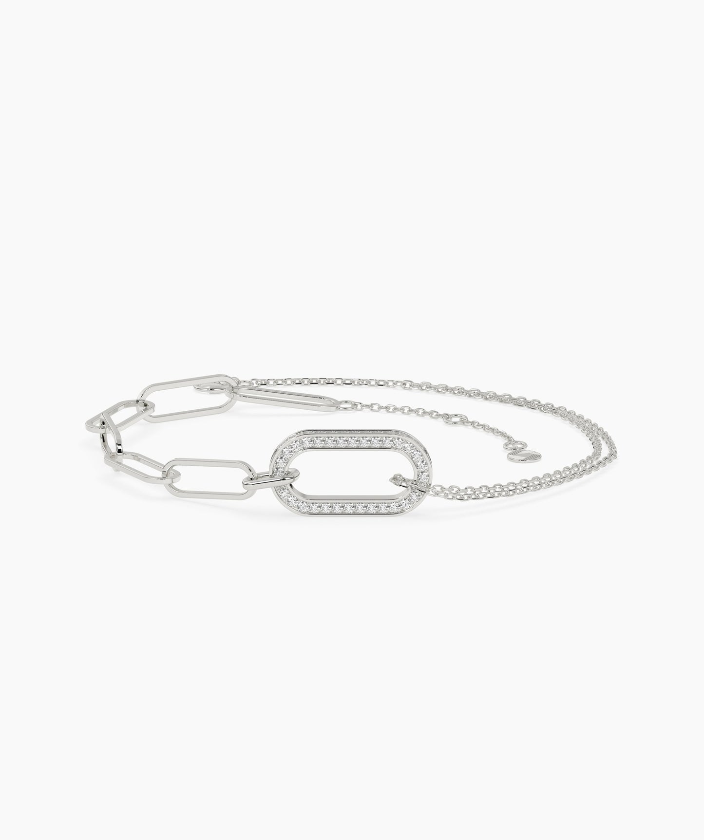 Gold Paperclip Chain Bracelet