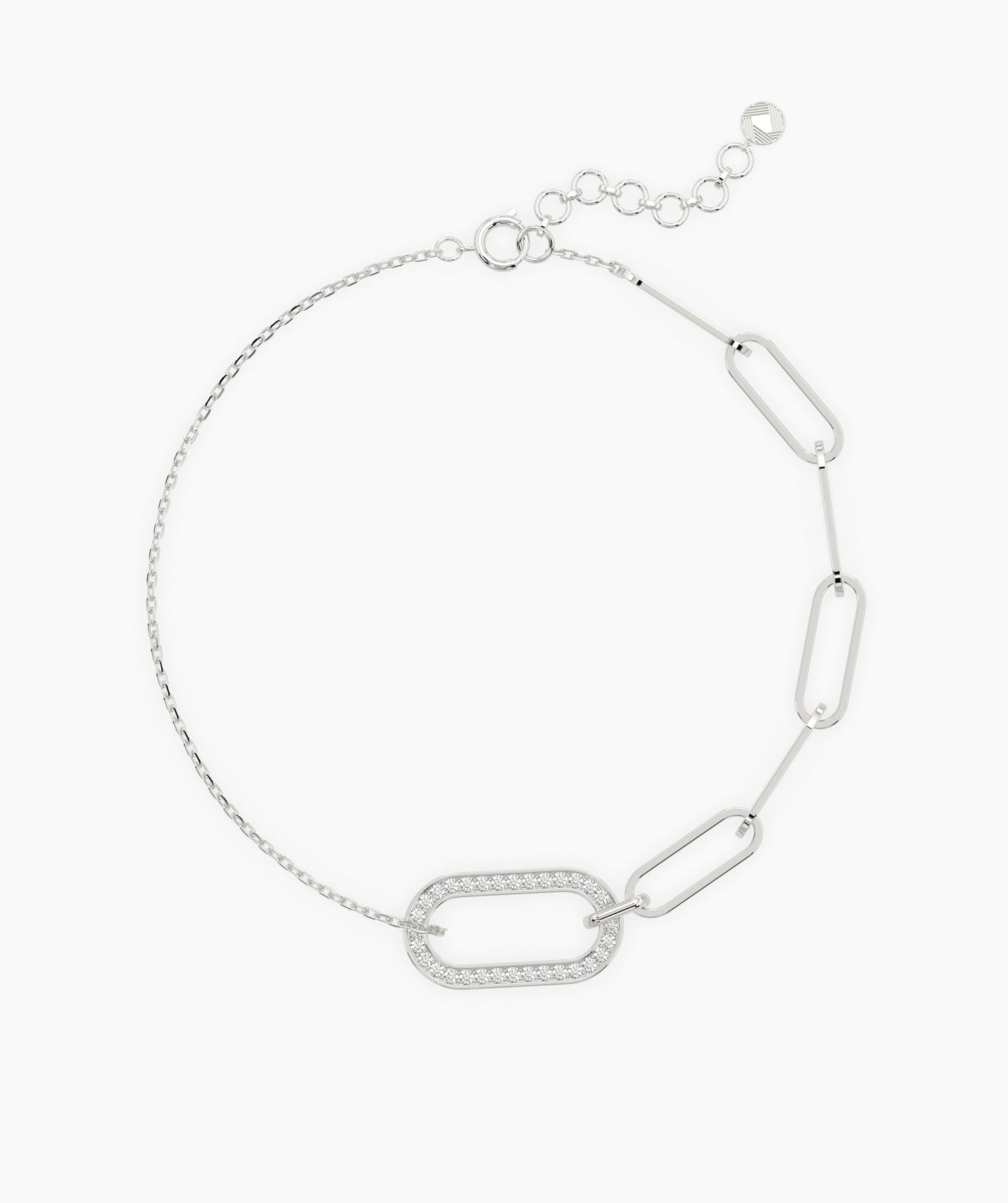 Gold Paperclip Chain Bracelet