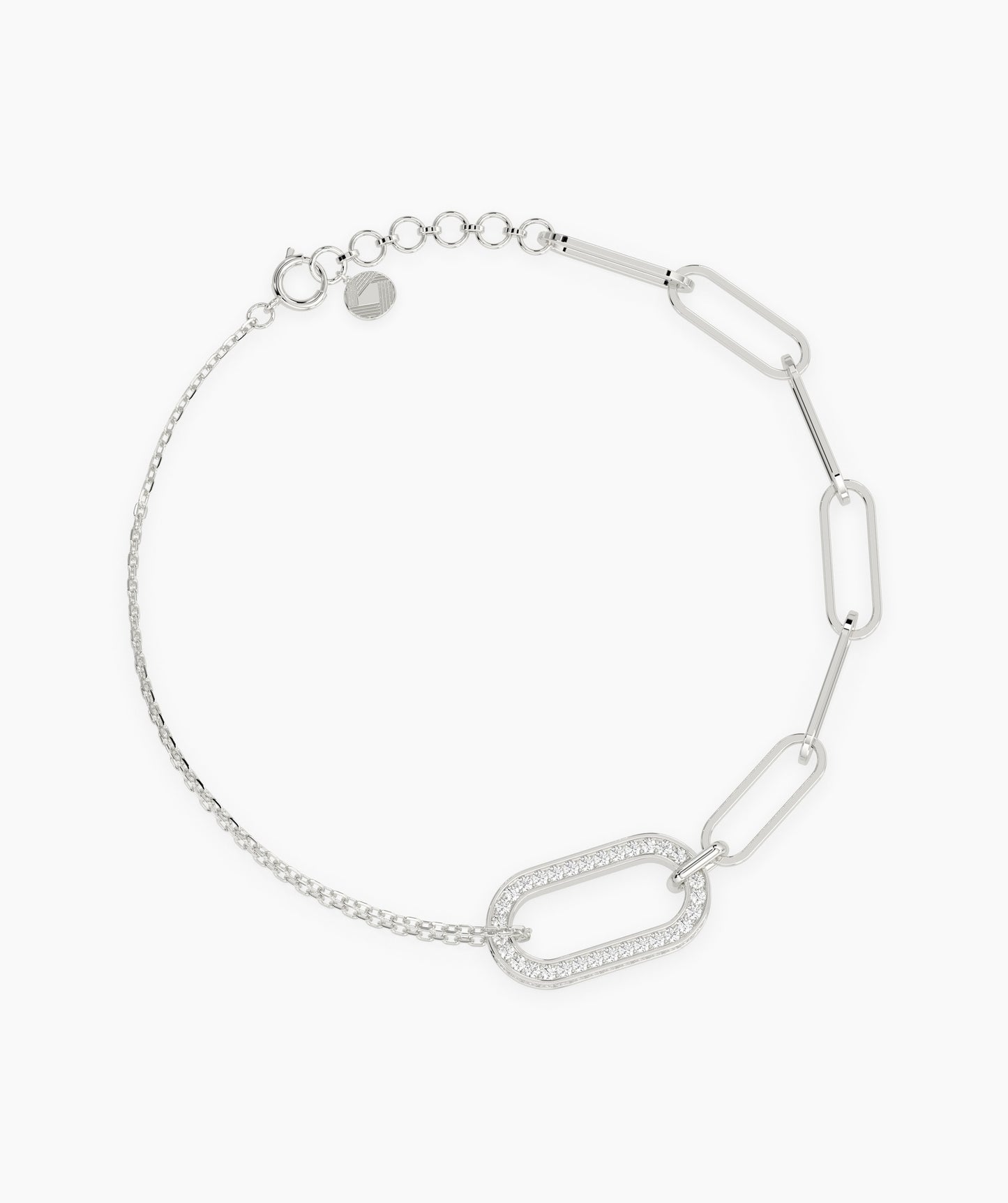 Gold Paperclip Chain Bracelet