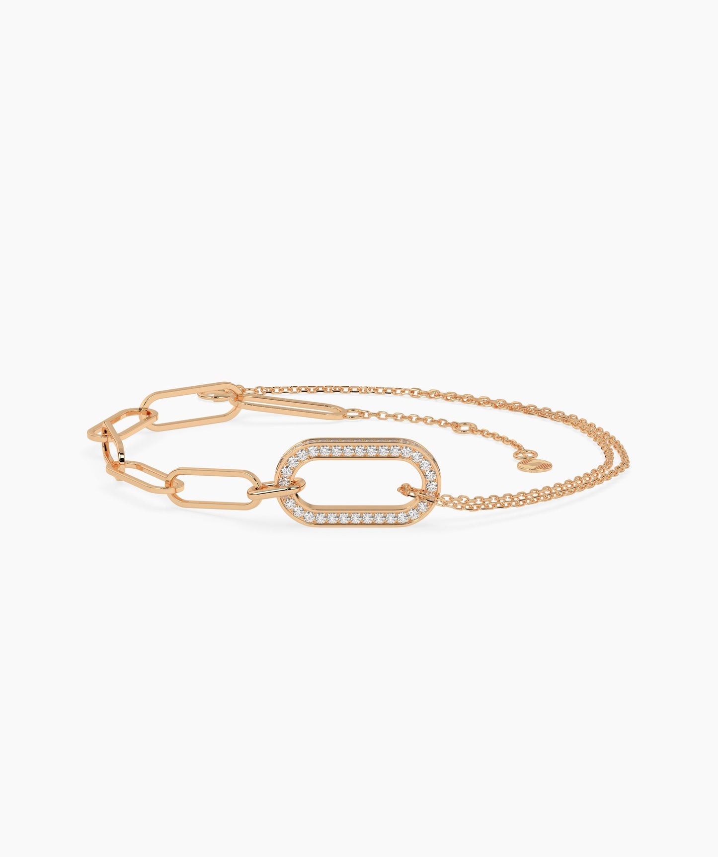 Gold Paperclip Chain Bracelet