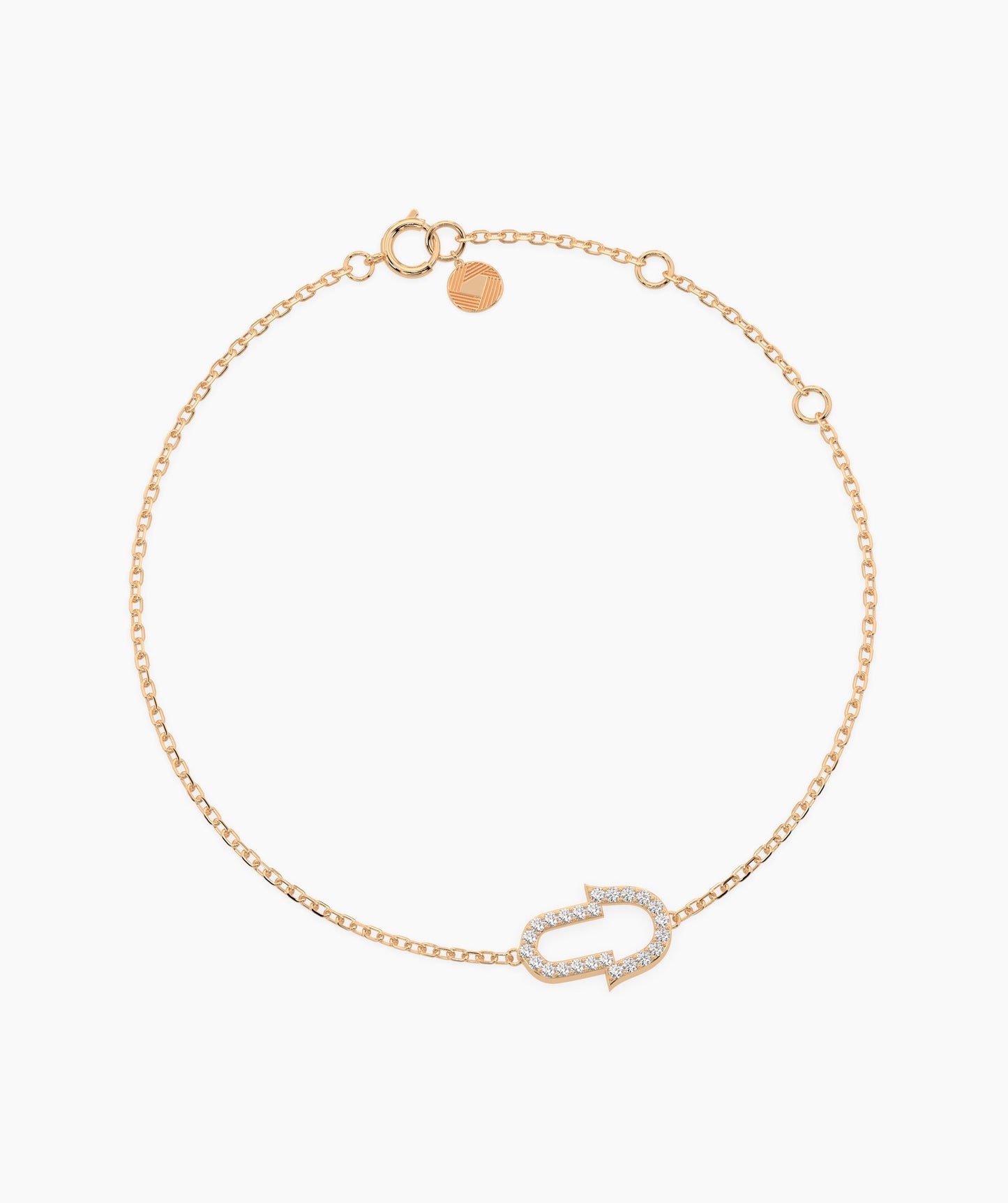 Dainty Horseshoe Gold Bracelet