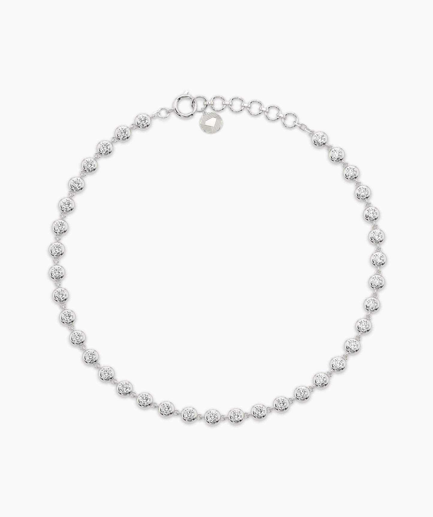 Gold Bezel Tennis Bracelet