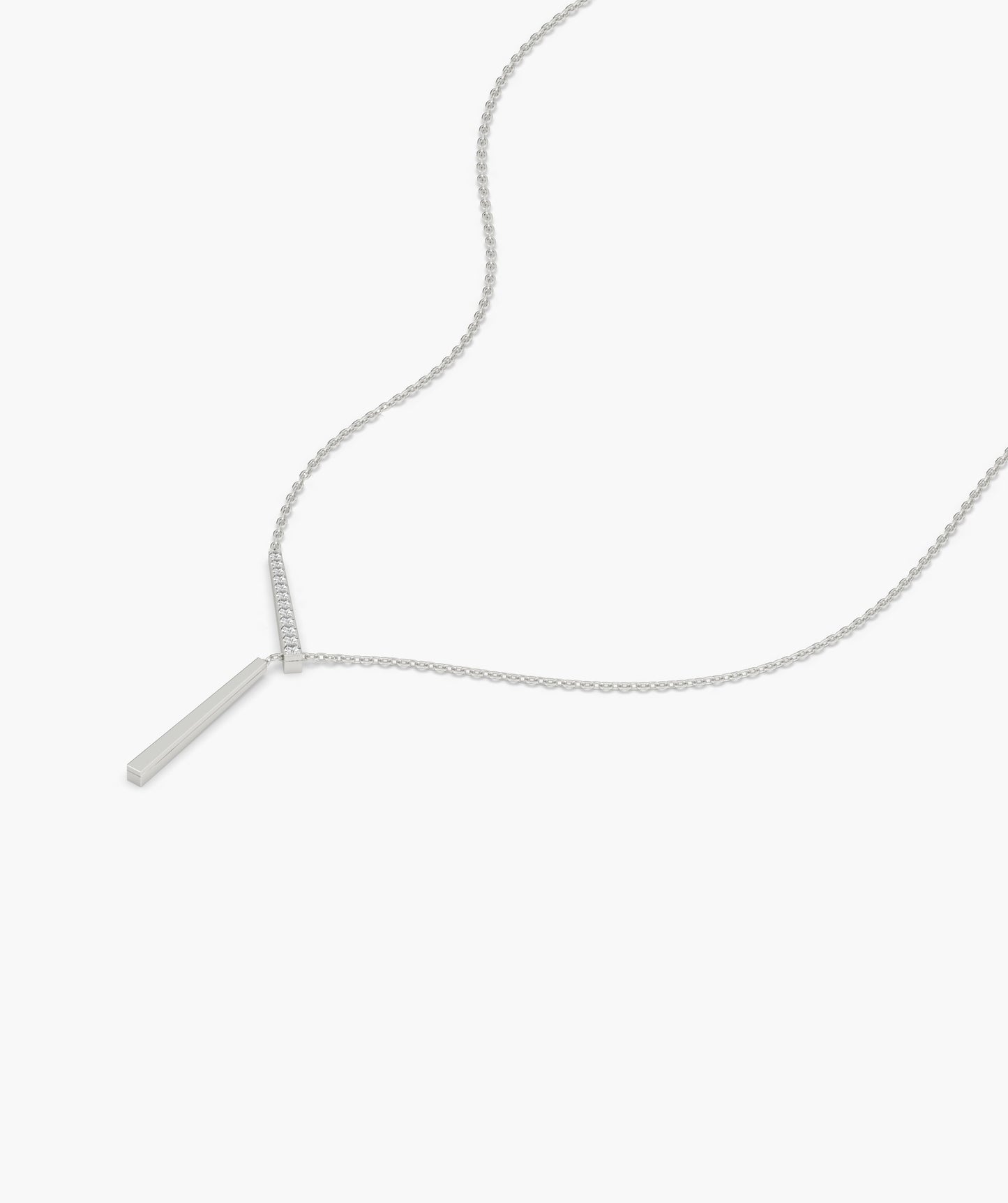 Linear Elegance 14K Gold Necklace