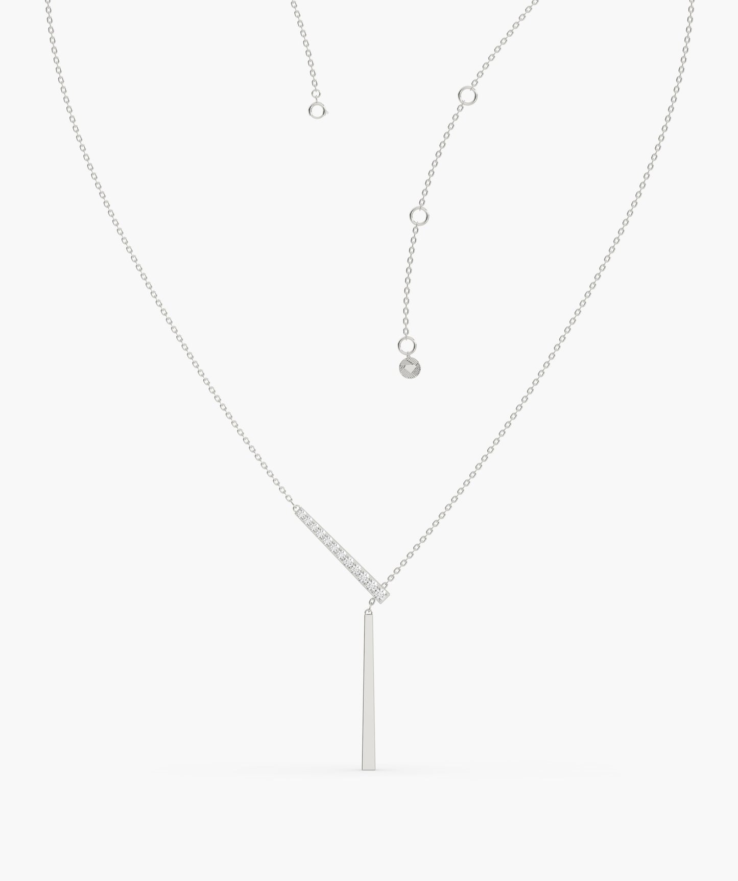 Linear Elegance 14K Gold Necklace