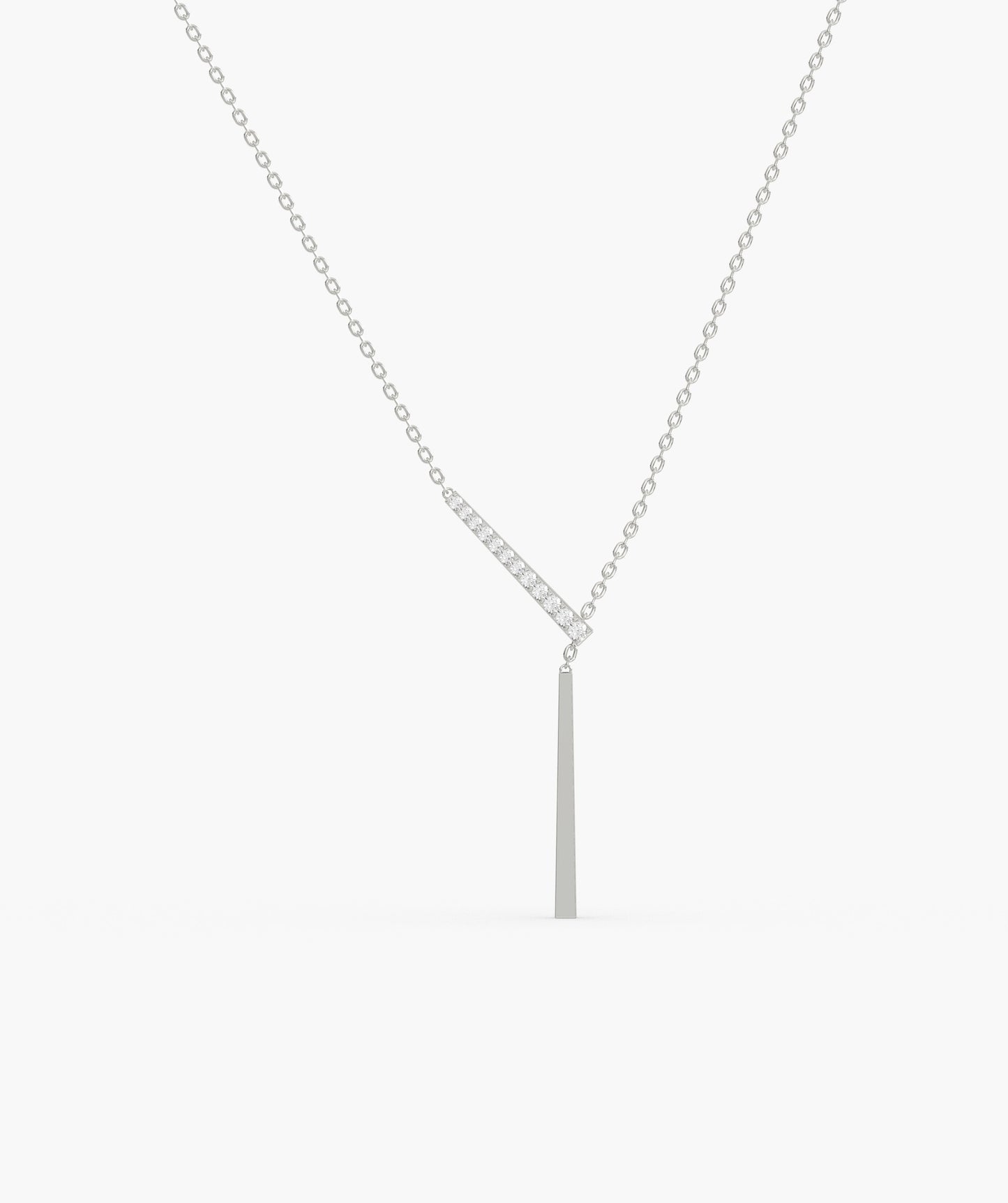 Linear Elegance 14K Gold Necklace