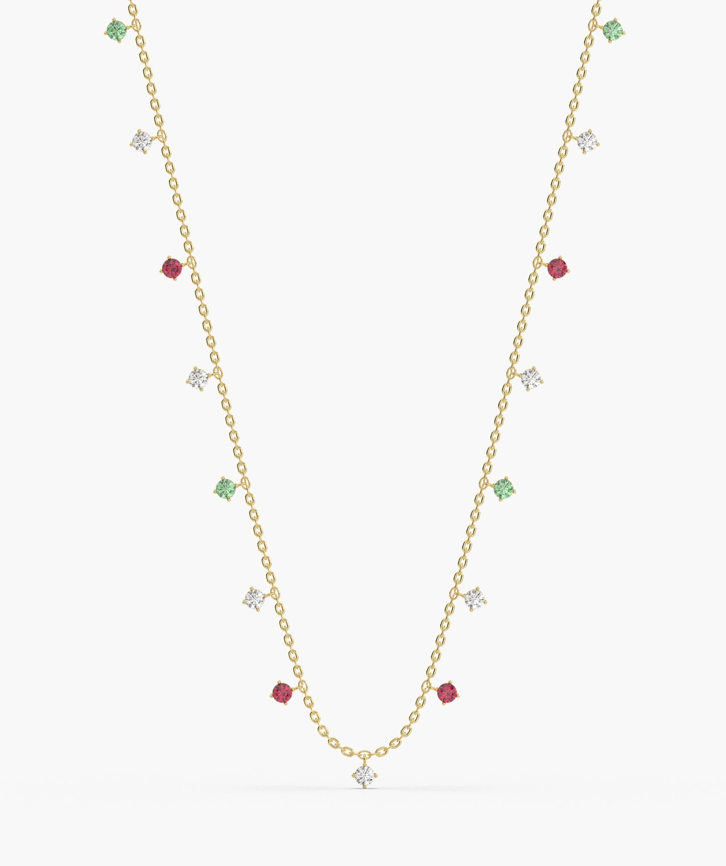 Multi-Color Station Necklace
