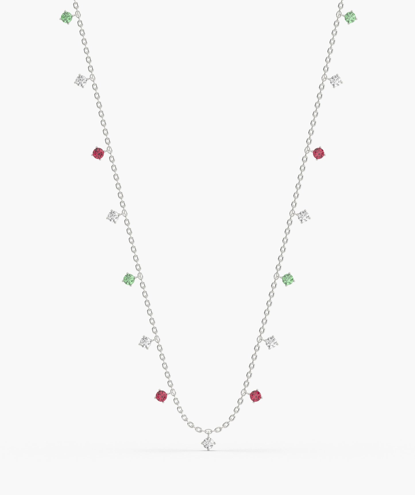 Multi-Color Station Necklace