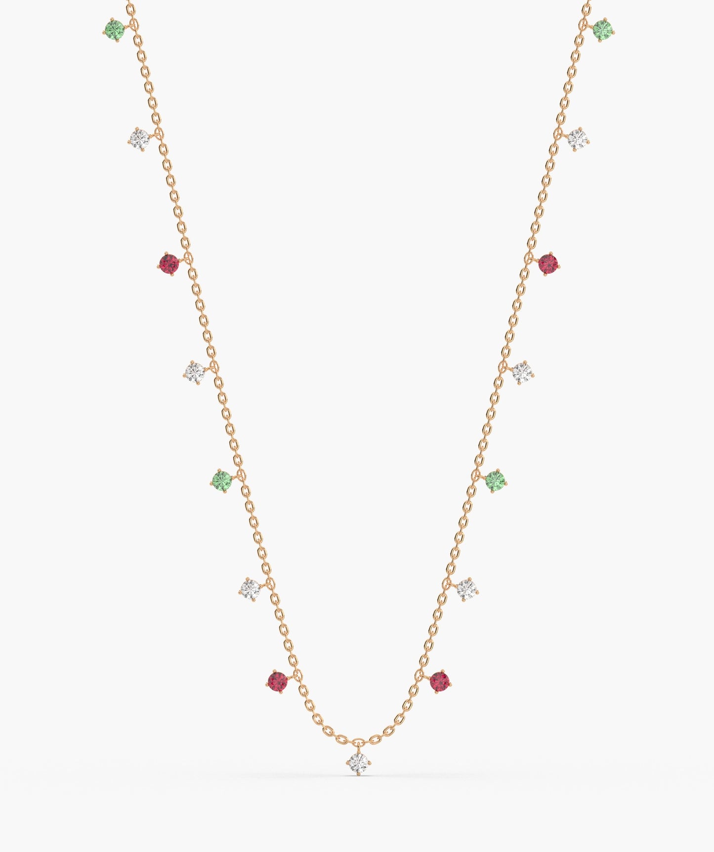 Multi-Color Station Necklace