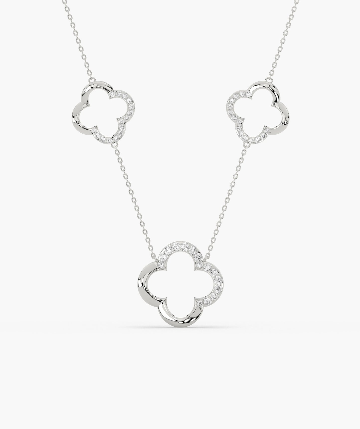 Lucky Clover 14K Gold Necklace