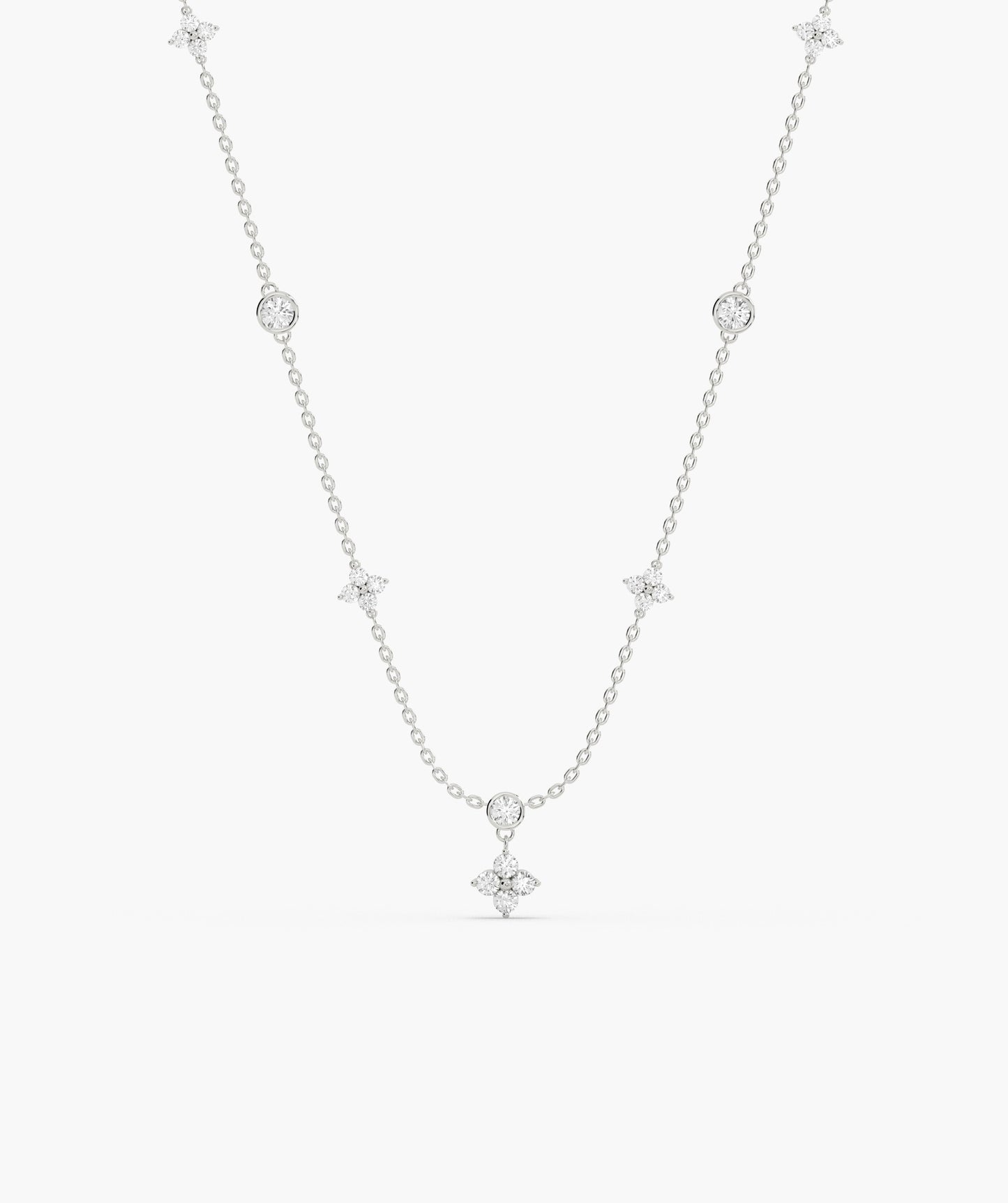 14K Gold Twinkling Starlight Necklace