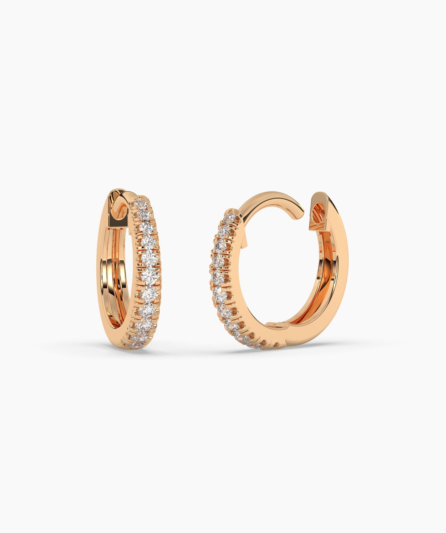 Pavé Sparkle Huggies