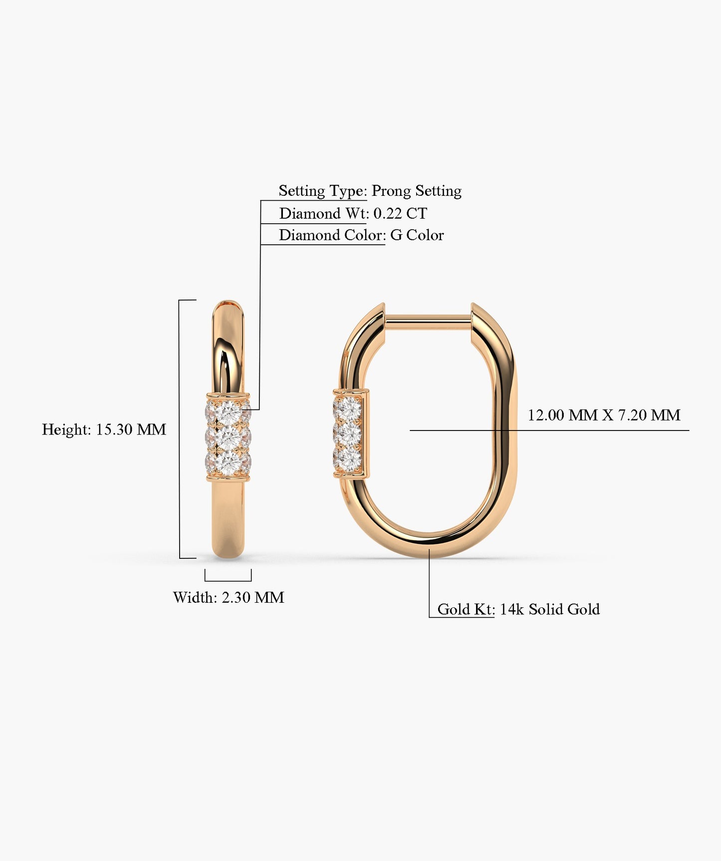 Huggie Hoop Earrings