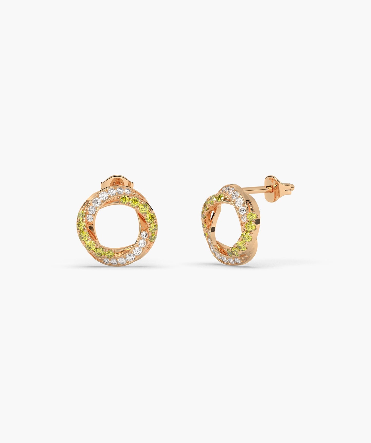 Spectacular Halo Stud Earrings