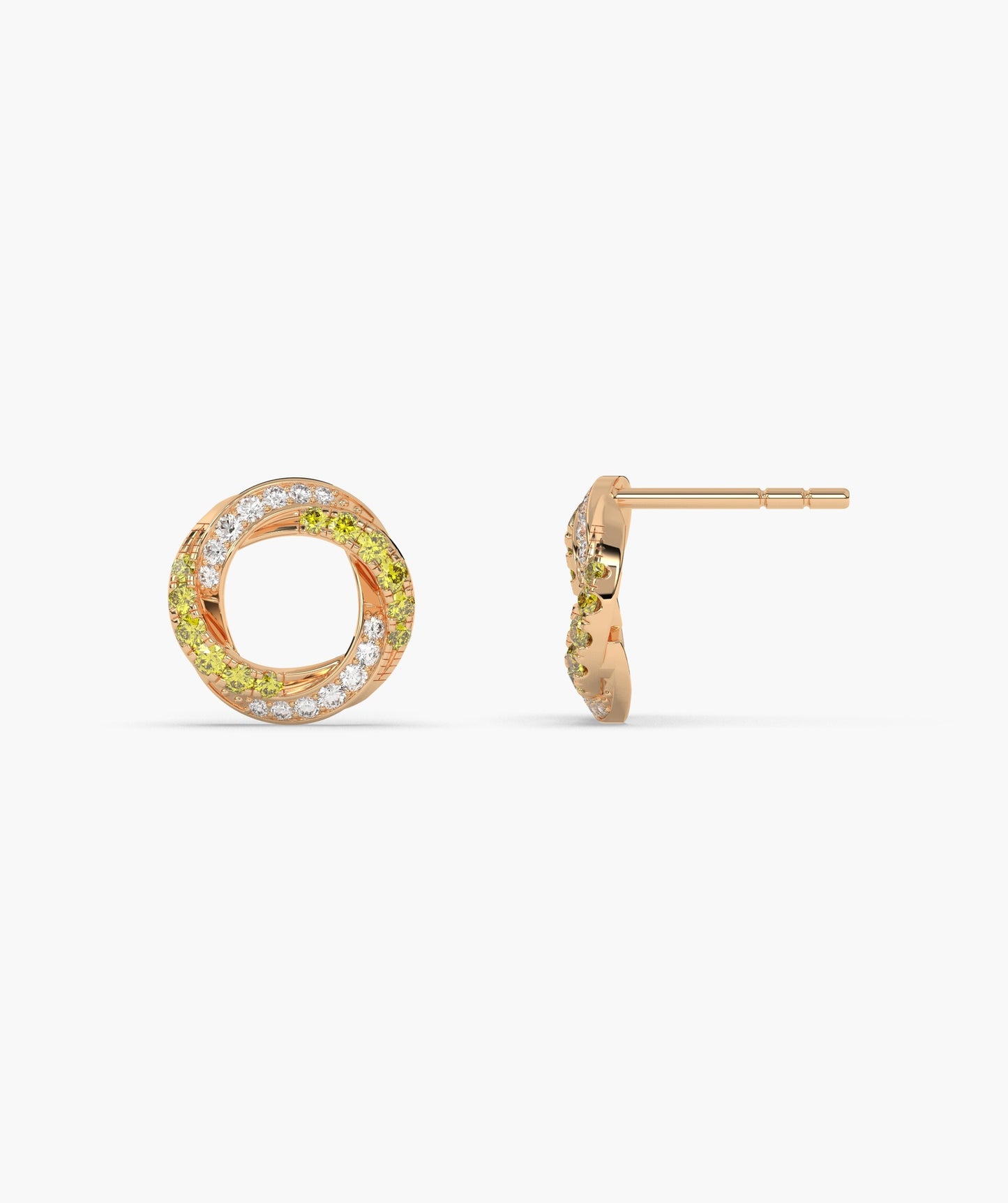 Spectacular Halo Stud Earrings