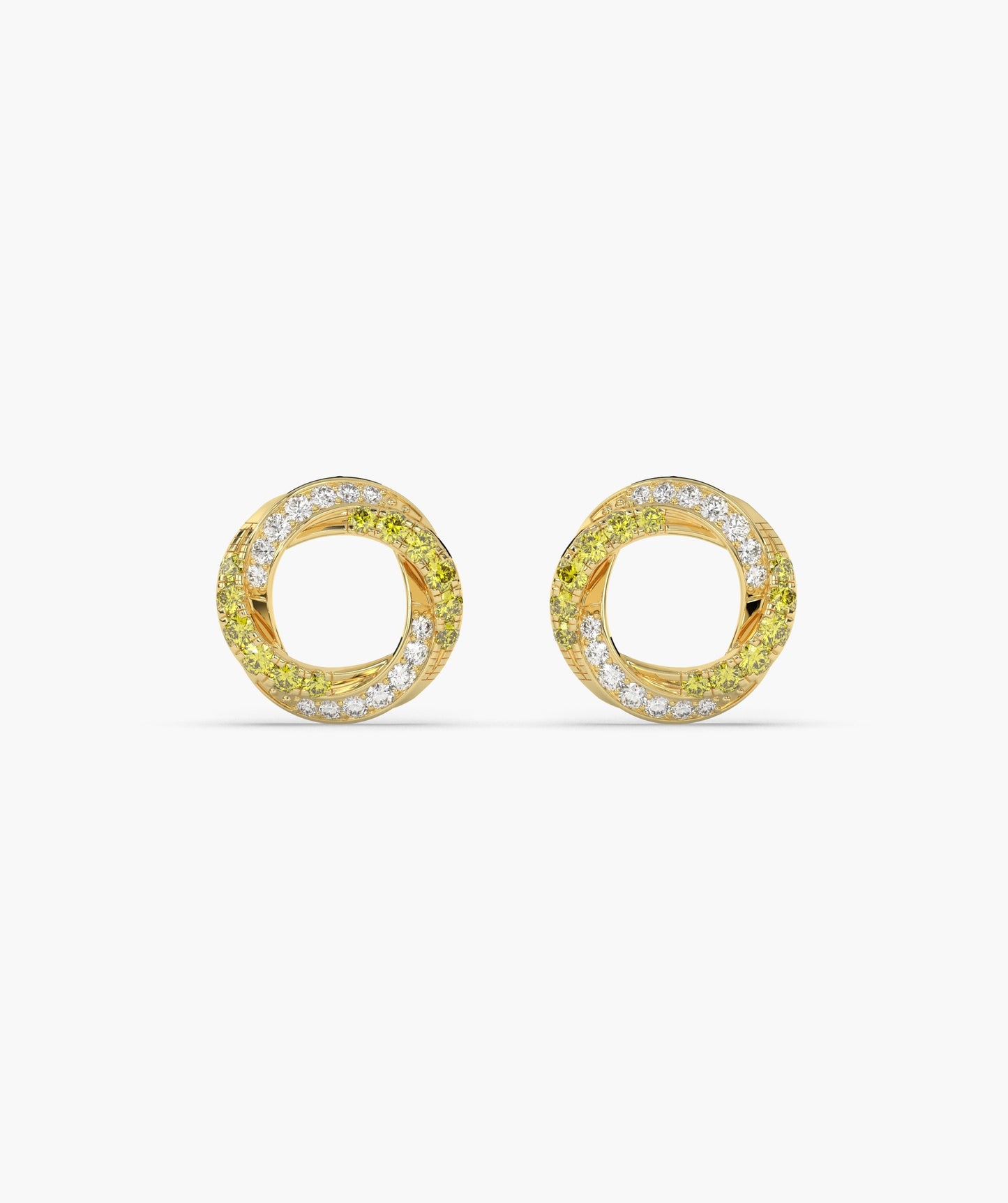 Spectacular Halo Stud Earrings