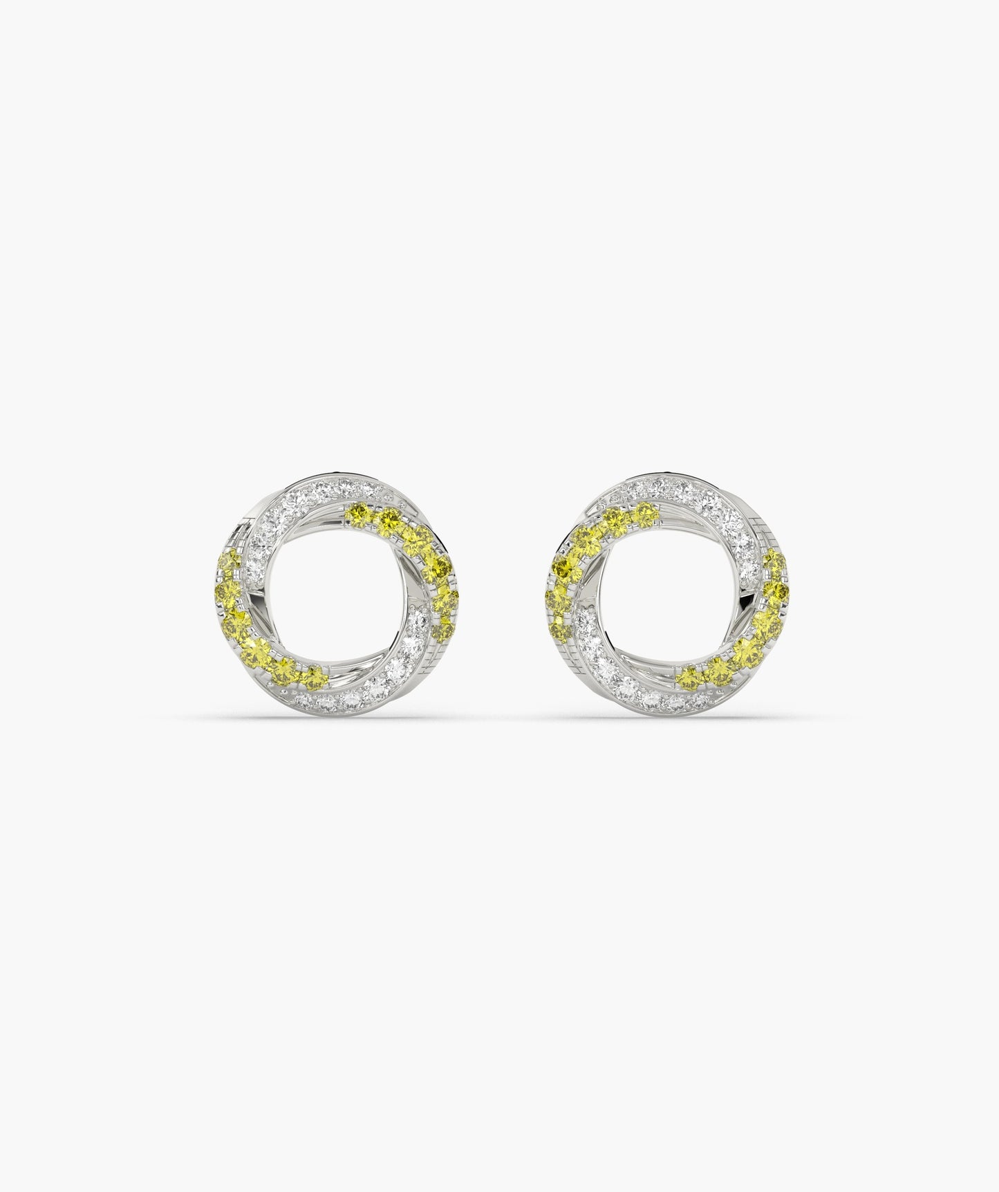Spectacular Halo Stud Earrings