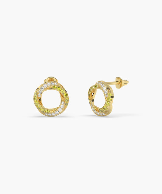 Spectacular Halo Stud Earrings