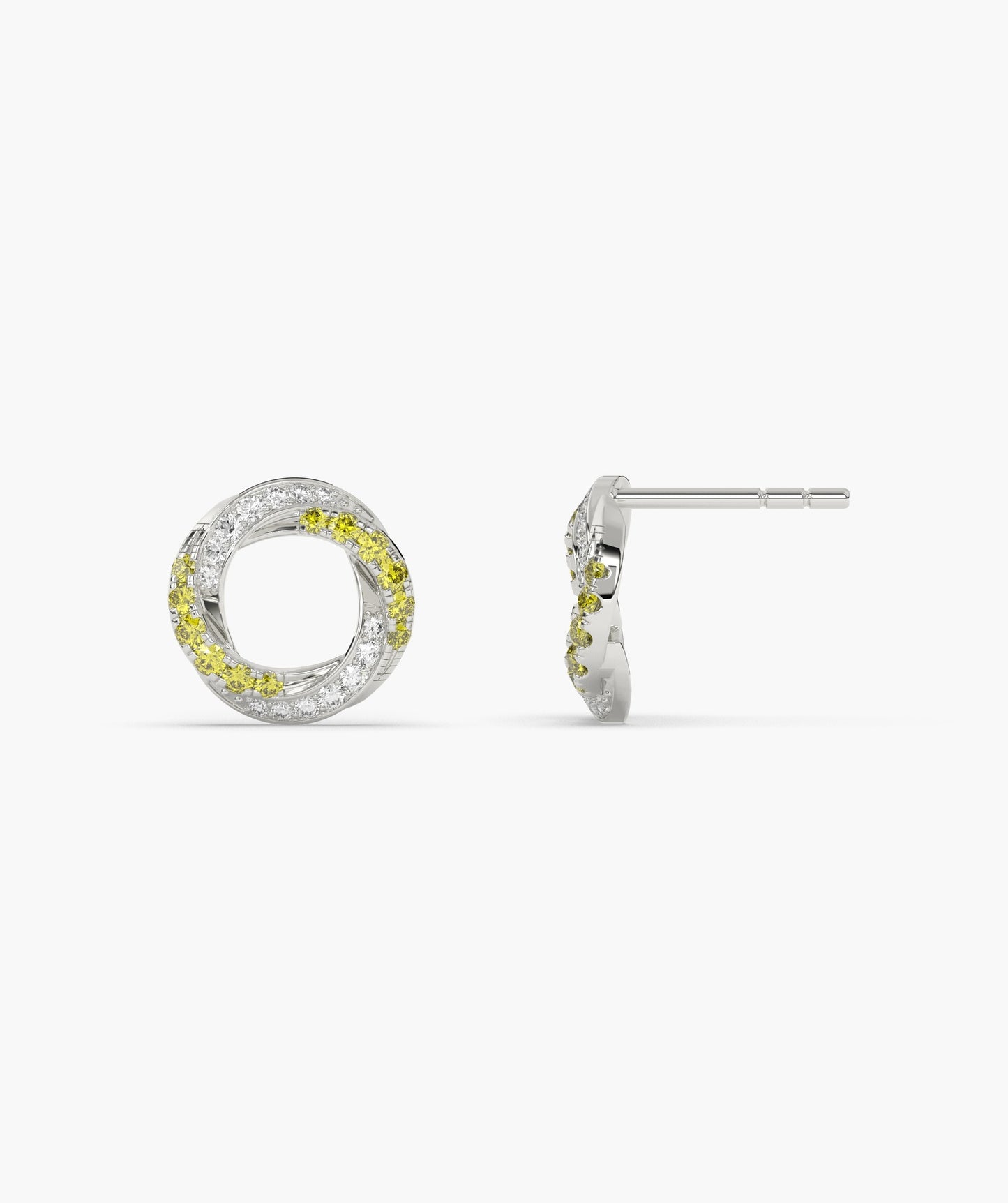 Spectacular Halo Stud Earrings