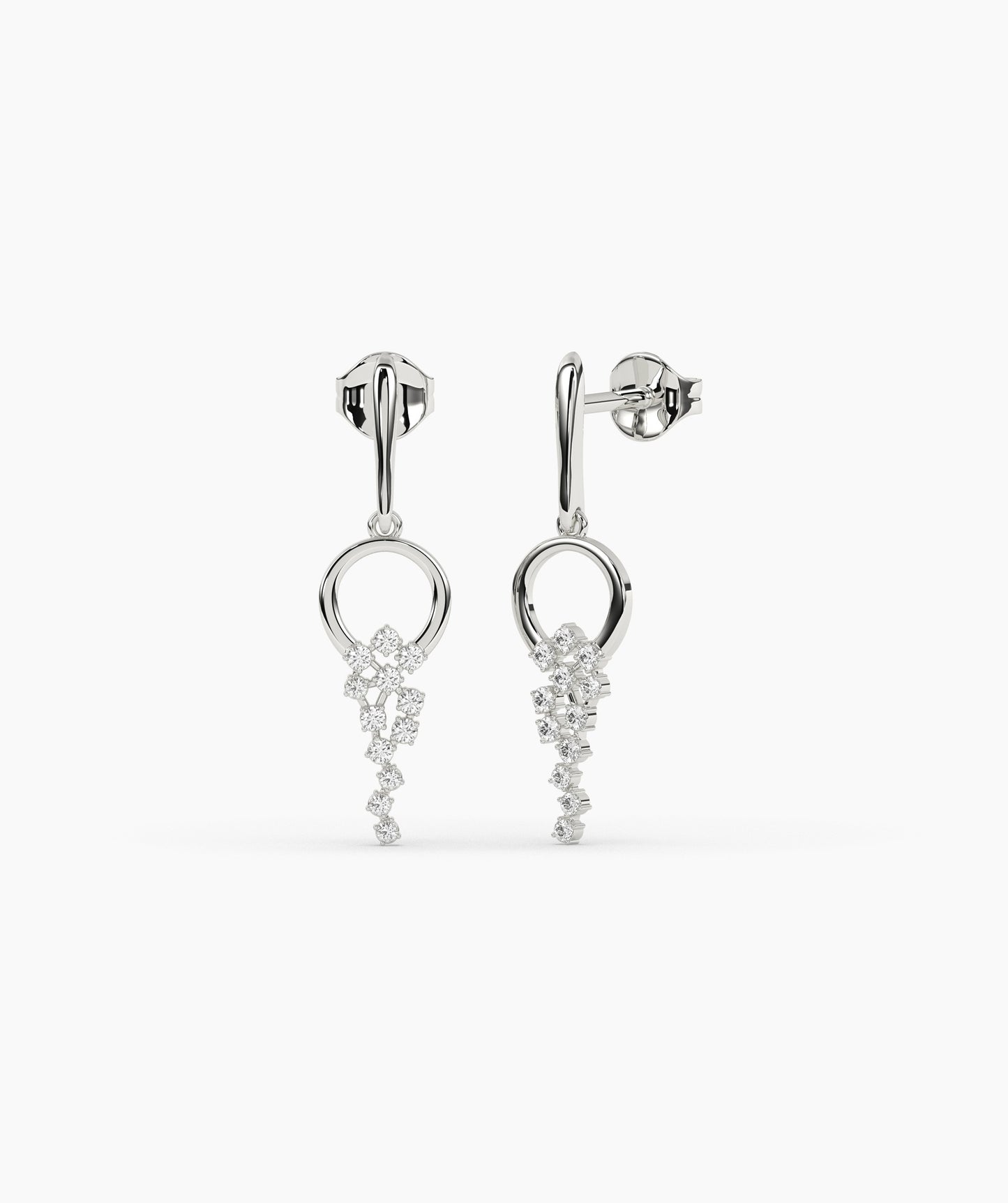 Diamond Drop Earrings